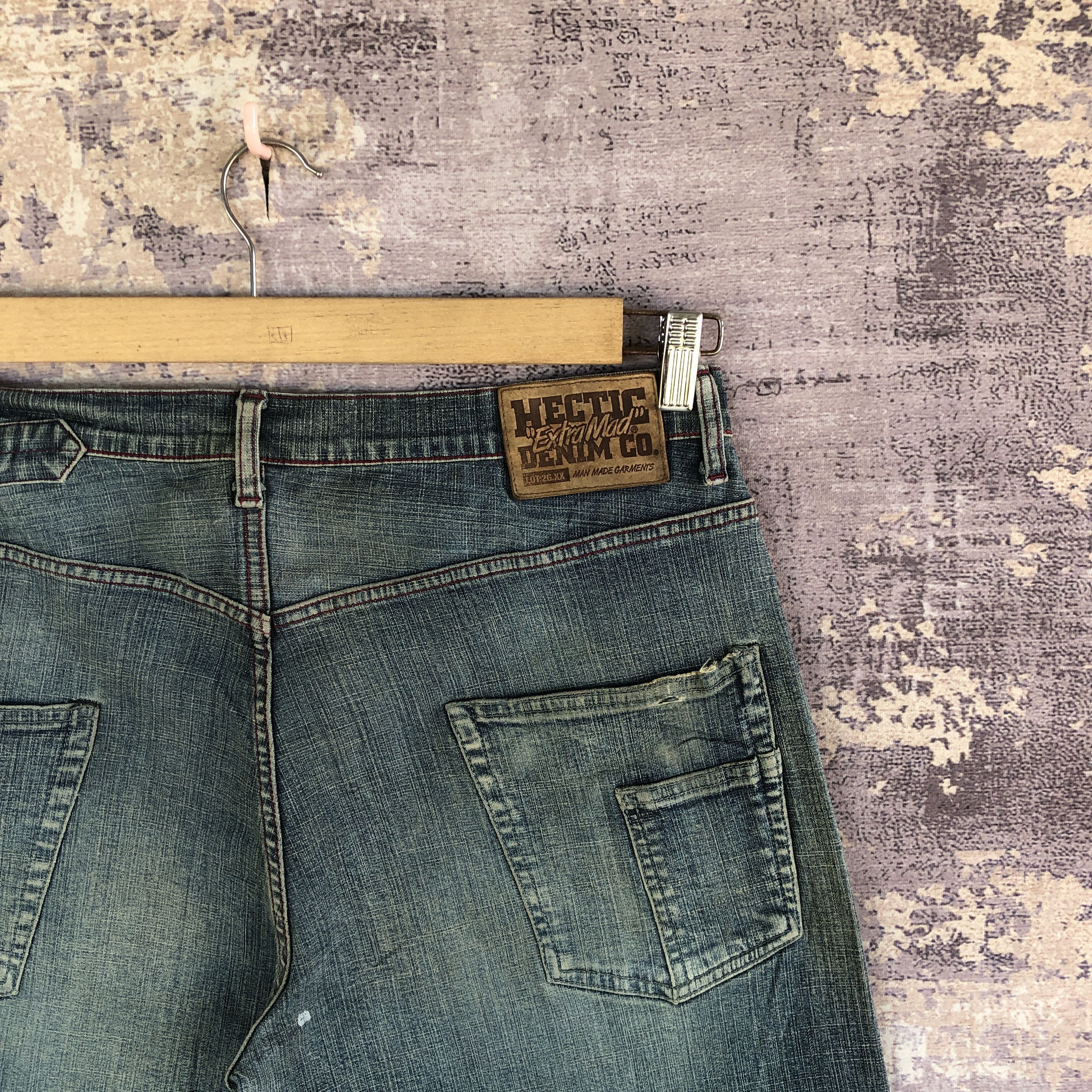 Japanese Brand × Vintage Distressed Hectic Jeans Japanese Denim Garments Pants Size US 34 / EU 50 - 5 Thumbnail