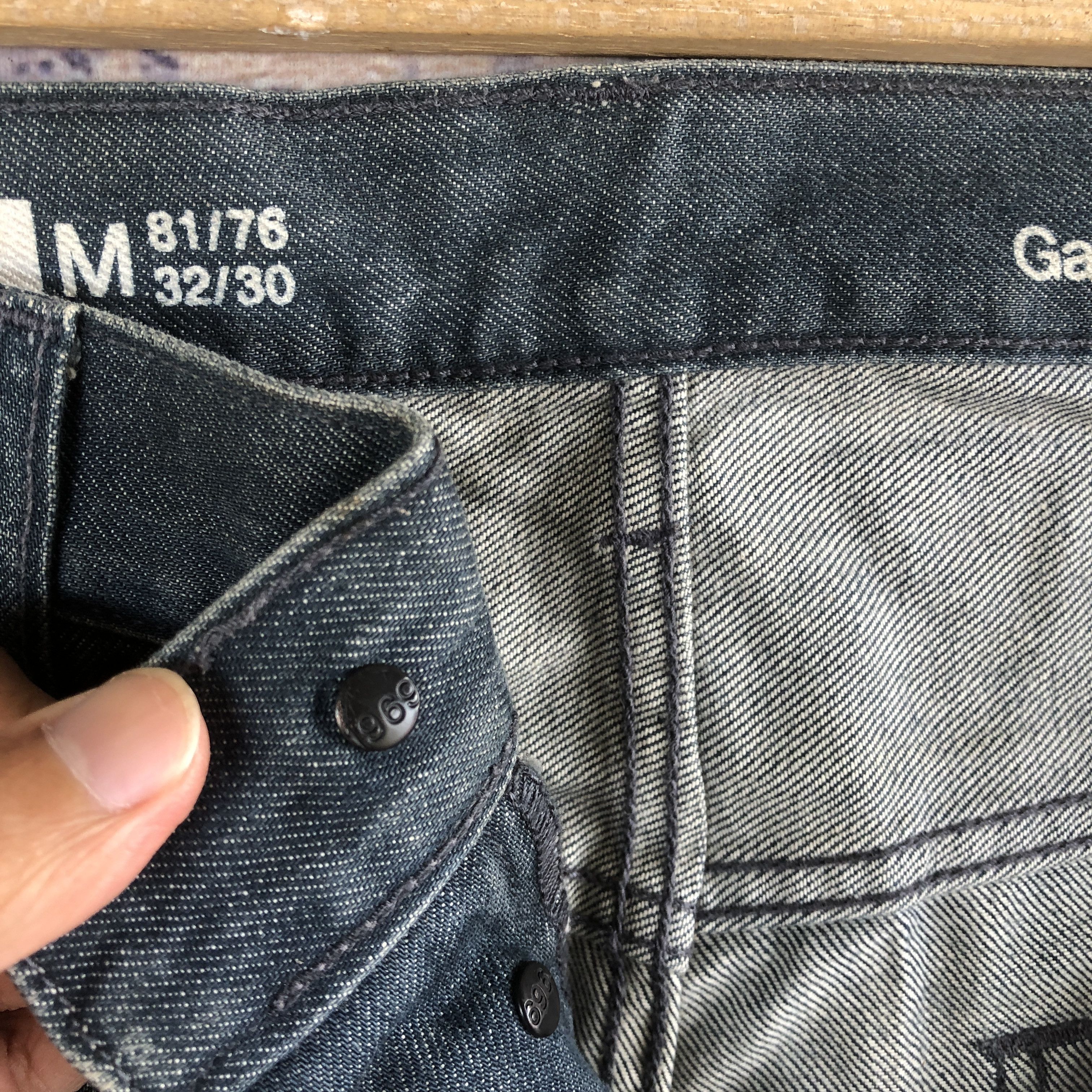 Gap × Vintage Vintage GAP 1969 Jeans Dirty Distressed Denim Pants Size US 34 / EU 50 - 7 Thumbnail