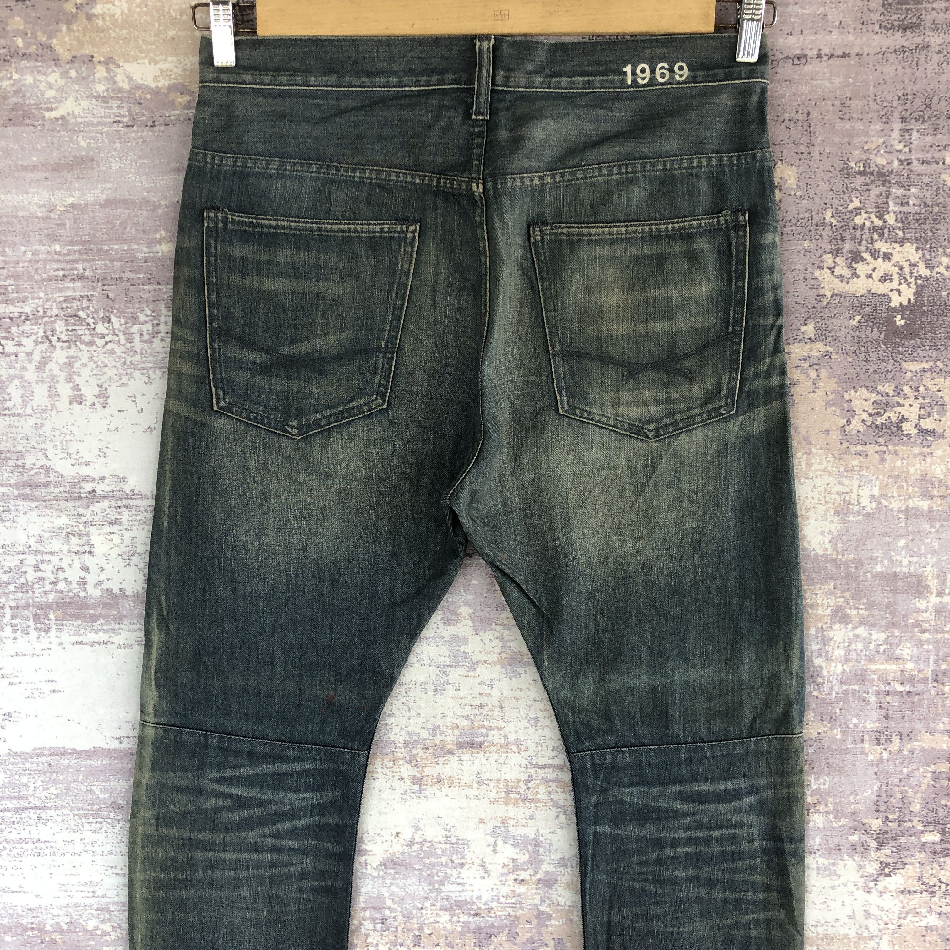 Gap × Vintage Vintage GAP 1969 Jeans Dirty Distressed Denim Pants Size US 34 / EU 50 - 4 Thumbnail
