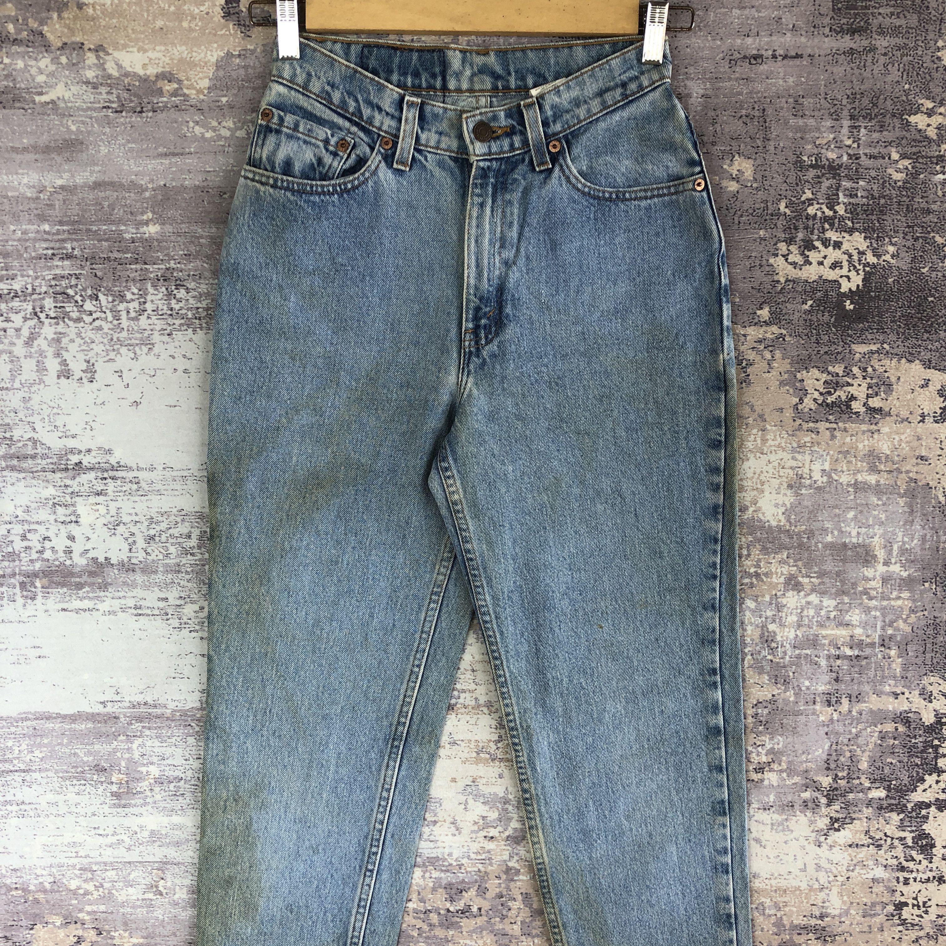 Levi's × Vintage Vintage Levi's Sun Faded Jeans Levis Dirty Light Wash Denim Size 24" / US 00 / IT 34 - 3 Thumbnail