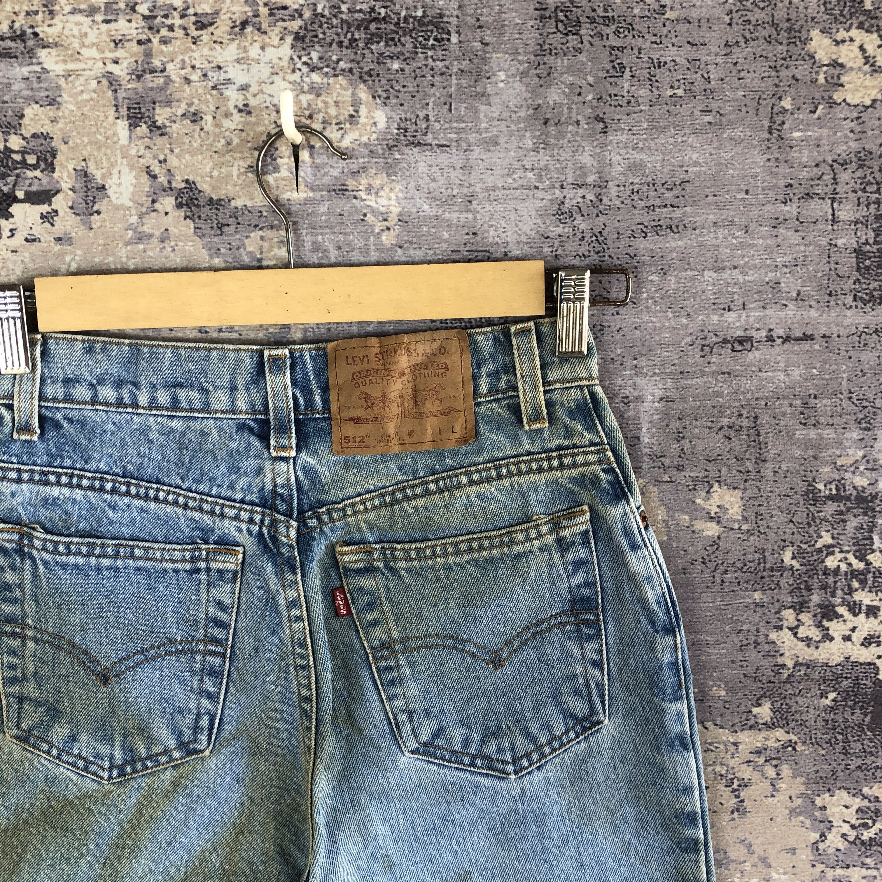 Levi's × Vintage Vintage Levi's Sun Faded Jeans Levis Dirty Light Wash Denim Size 24" / US 00 / IT 34 - 5 Thumbnail