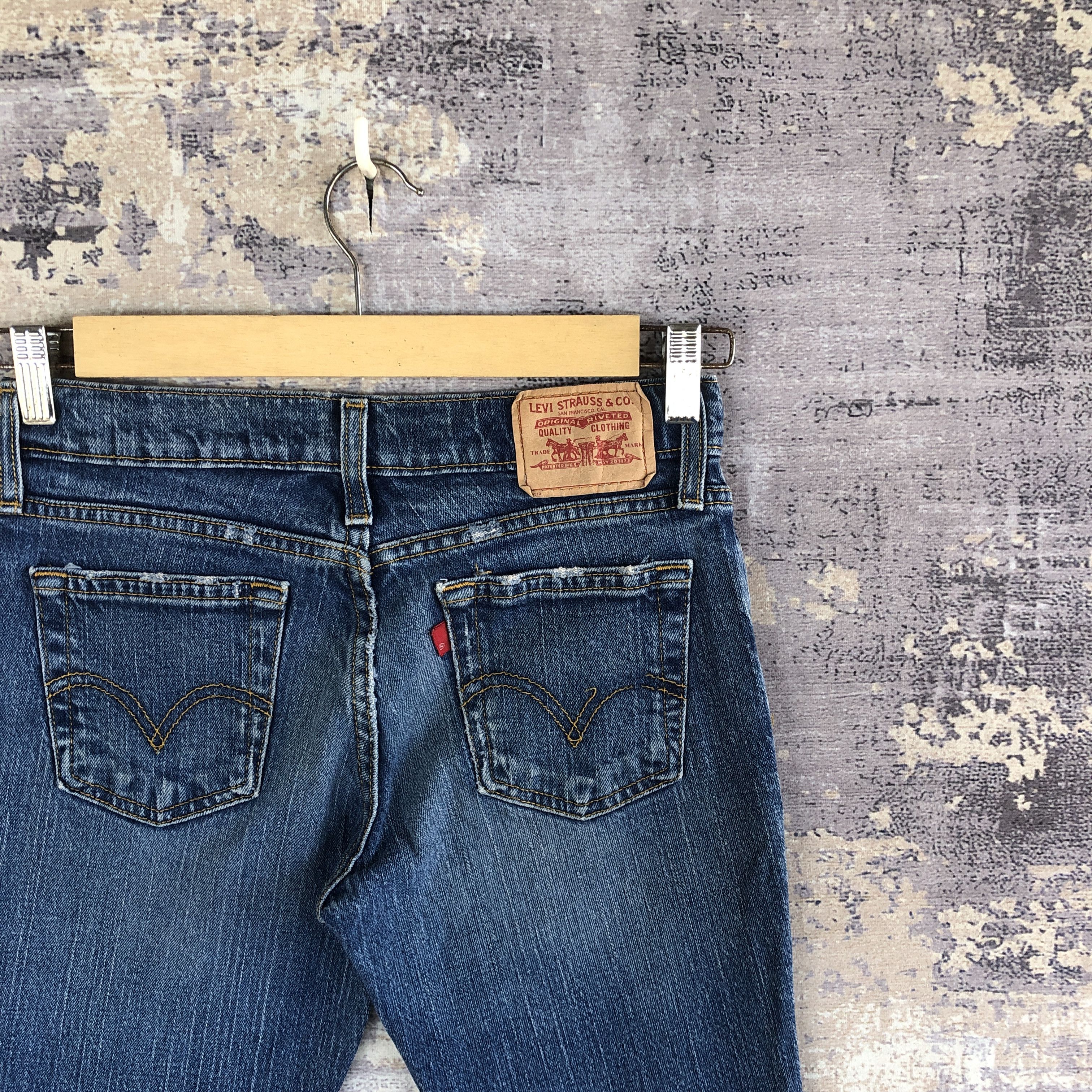 If Six Was Nine × Levi's × Vintage Vintage Levi's 518 Boot Cut Jeans Flare Denim Wide Leg Pants Size 26" / US 2 / IT 38 - 5 Thumbnail