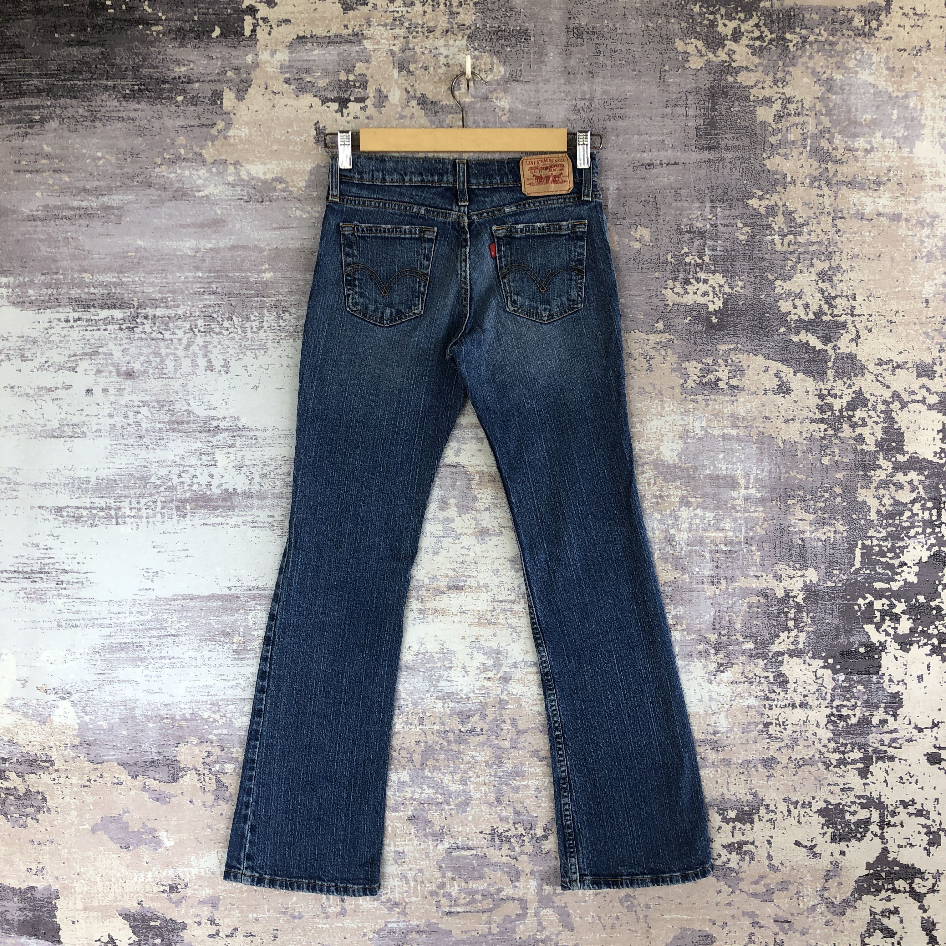 If Six Was Nine × Levi's × Vintage Vintage Levi's 518 Boot Cut Jeans Flare Denim Wide Leg Pants Size 26" / US 2 / IT 38 - 2 Thumbnail