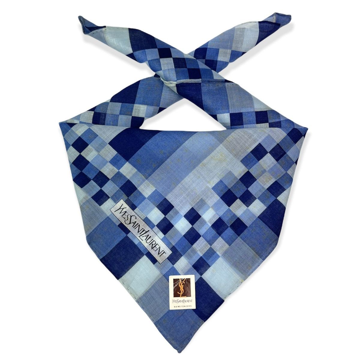 Vintage × Yves Saint Laurent YSL bandana handkerchief neckerchief scarf Size ONE SIZE - 1 Thumbnail
