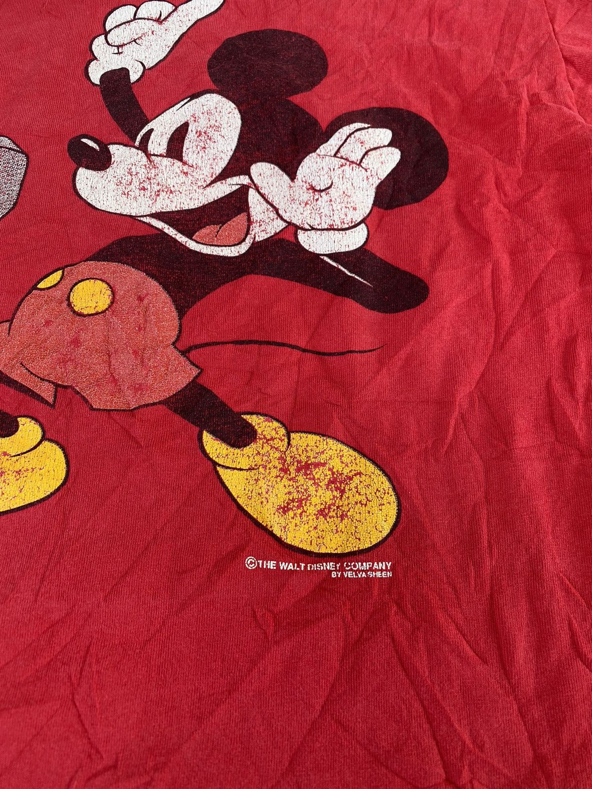 Cartoon Network × Disney × Vintage Vintage 90’s Disney Mickey Mouse Back Print Tees Size US L / EU 52-54 / 3 - 3 Thumbnail