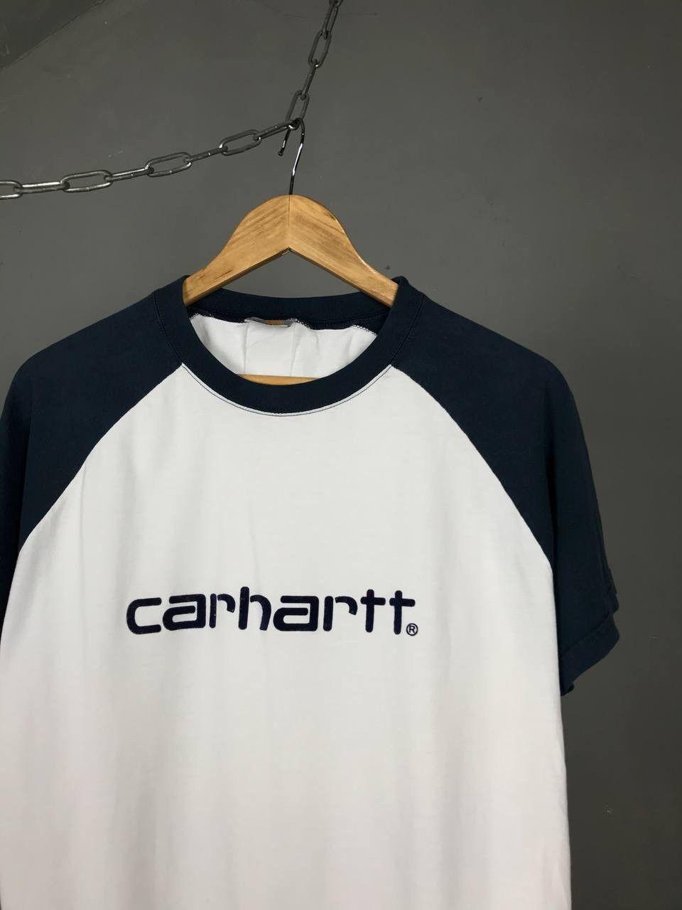 Carhartt × Vintage Carhartt vintage streetwear center logo tee Size US L / EU 52-54 / 3 - 2 Thumbnail