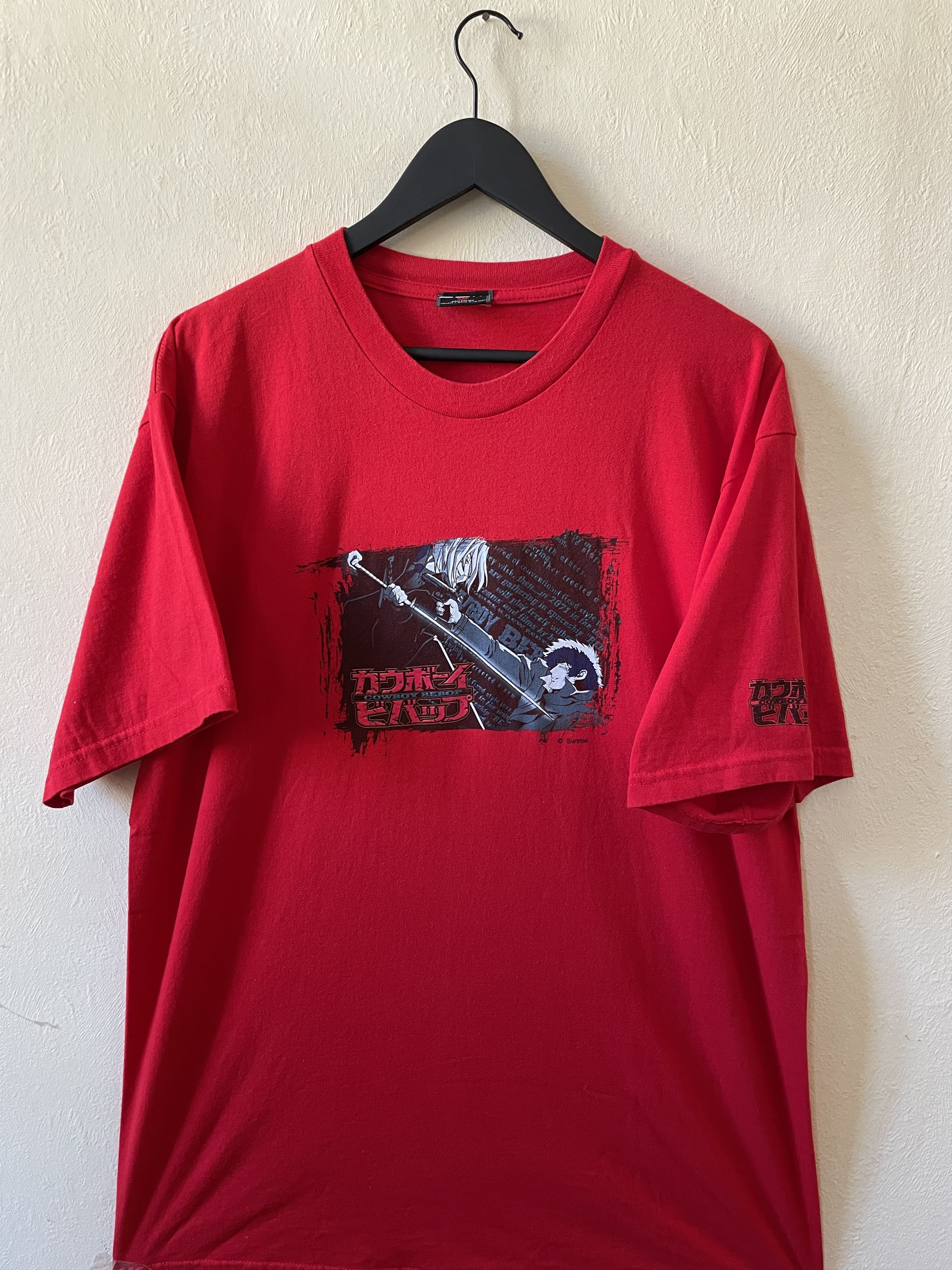 Anime × Japanese Brand × Vintage Vintage 90s Cowboy Bebop Spike Spiegel Vicious ODM T-shirt Size US XL / EU 56 / 4 - 1 Thumbnail