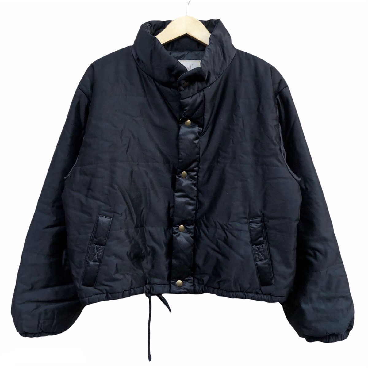 Vintage Vintage Italian Designer Cropped Puffer Jacket Size US M / EU 48-50 / 2 - 1 Thumbnail