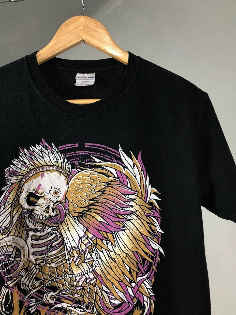 Vintage Skull Skeleton Vintage Rock Tee Size US S / EU 44-46 / 1 - 2 Thumbnail