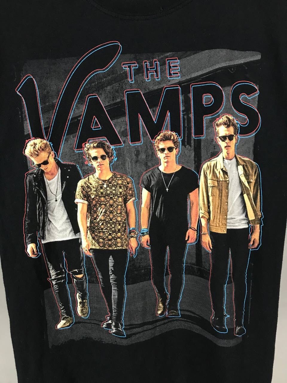 Band Tees × Vintage The Vamps Vintage Rock Band Tour Tee Size US M / EU 48-50 / 2 - 3 Thumbnail