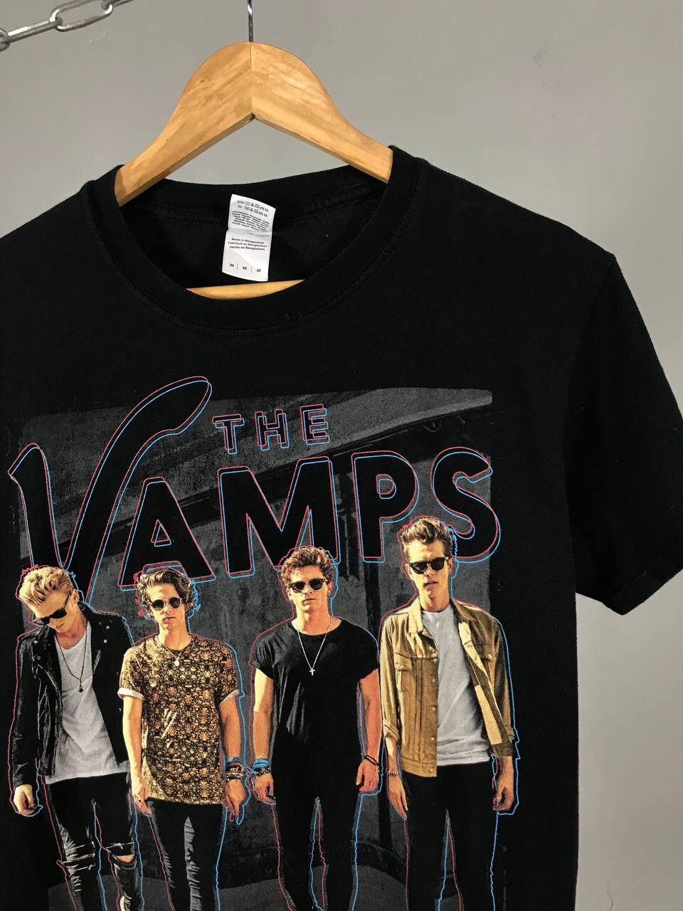 Band Tees × Vintage The Vamps Vintage Rock Band Tour Tee Size US M / EU 48-50 / 2 - 2 Thumbnail