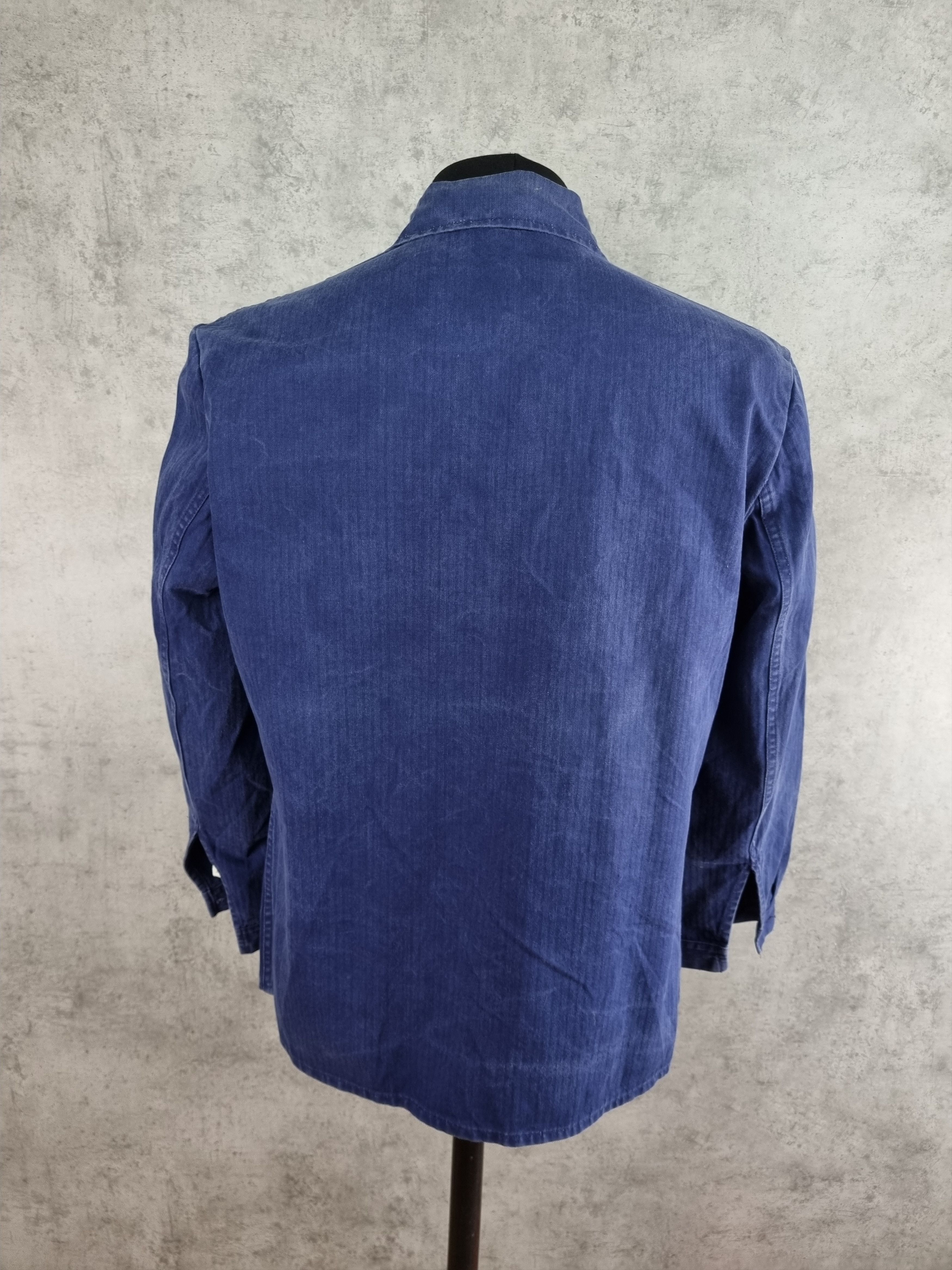 Le Laboureur × Vetra Vintage Worker Painted Avant-Garde Jacket Size US M / EU 48-50 / 2 - 14 Thumbnail
