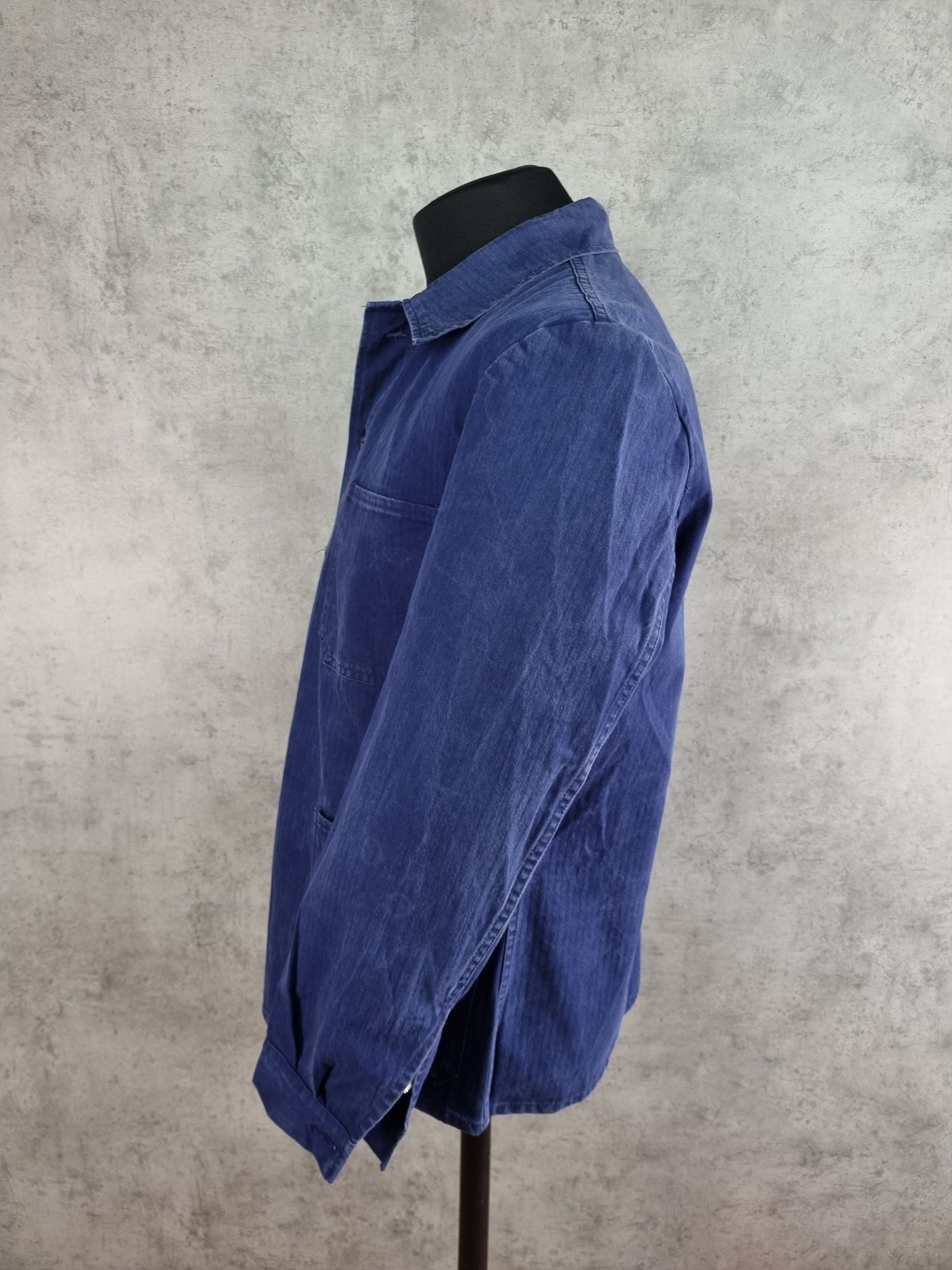 Le Laboureur × Vetra Vintage Worker Painted Avant-Garde Jacket Size US M / EU 48-50 / 2 - 13 Thumbnail