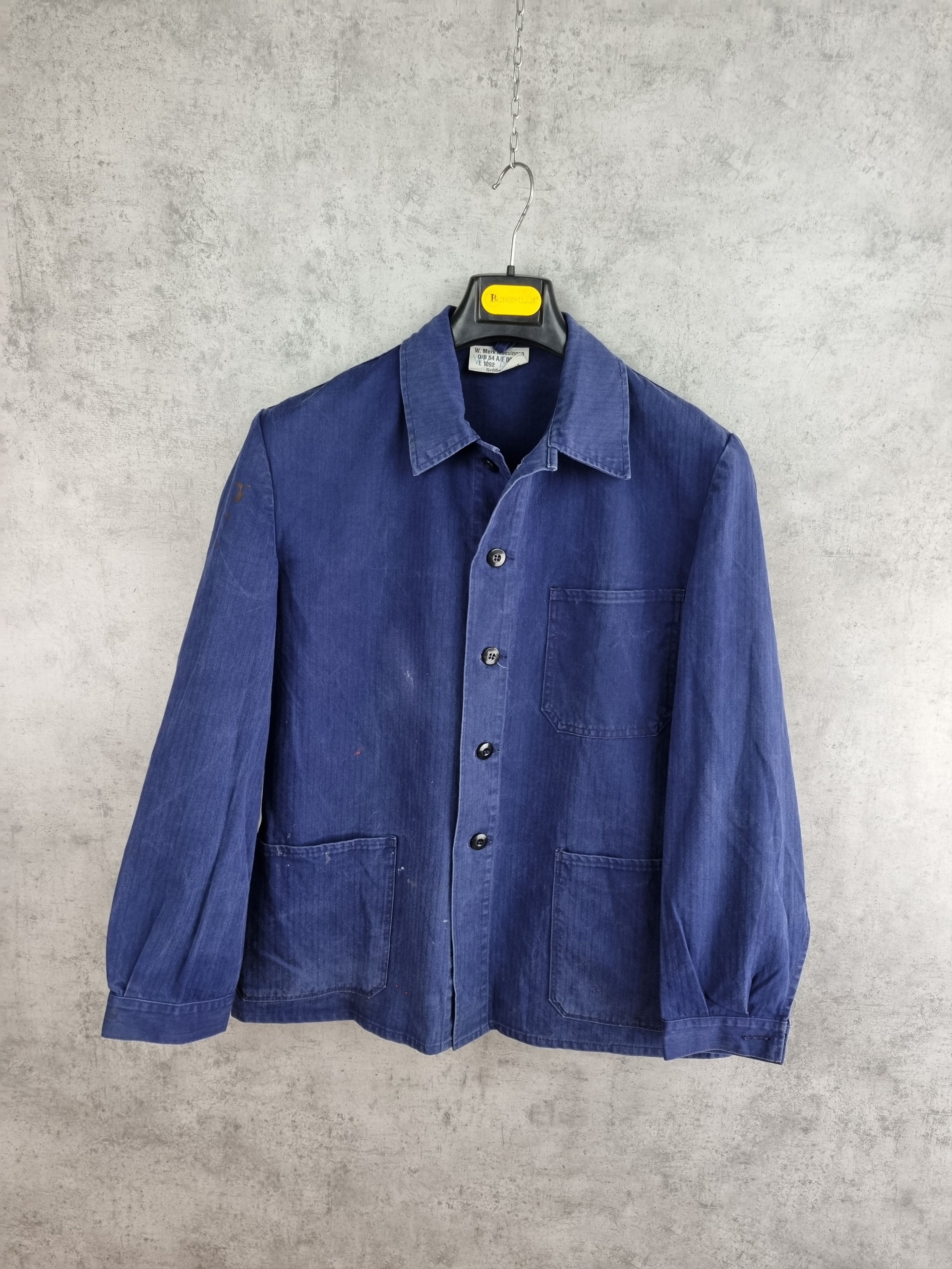 Le Laboureur × Vetra Vintage Worker Painted Avant-Garde Jacket Size US M / EU 48-50 / 2 - 2 Thumbnail