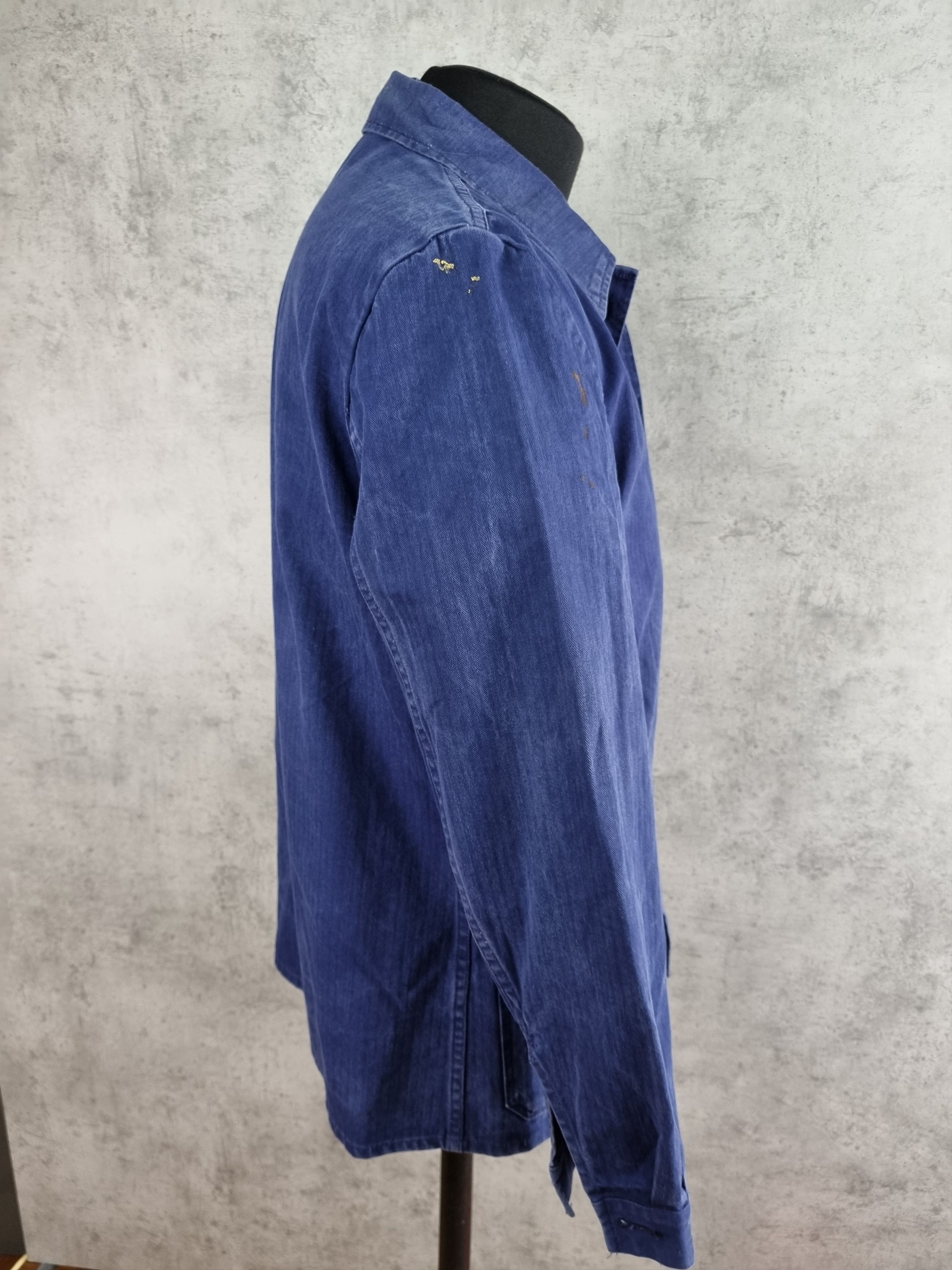Le Laboureur × Vetra Vintage Worker Painted Avant-Garde Jacket Size US M / EU 48-50 / 2 - 12 Thumbnail