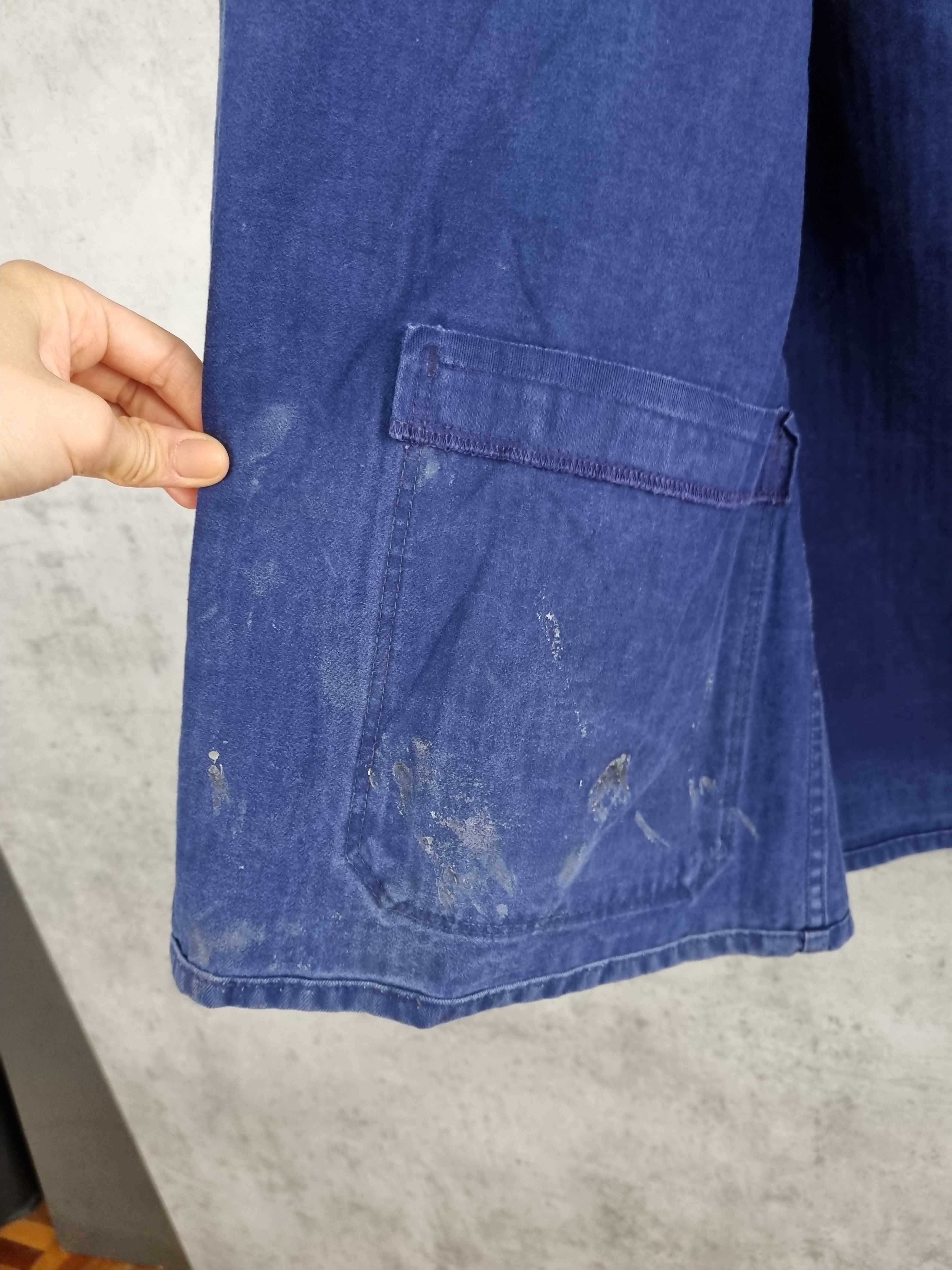 Le Laboureur × Vetra Vintage Worker Painted Avant-Garde Jacket Size US M / EU 48-50 / 2 - 8 Thumbnail