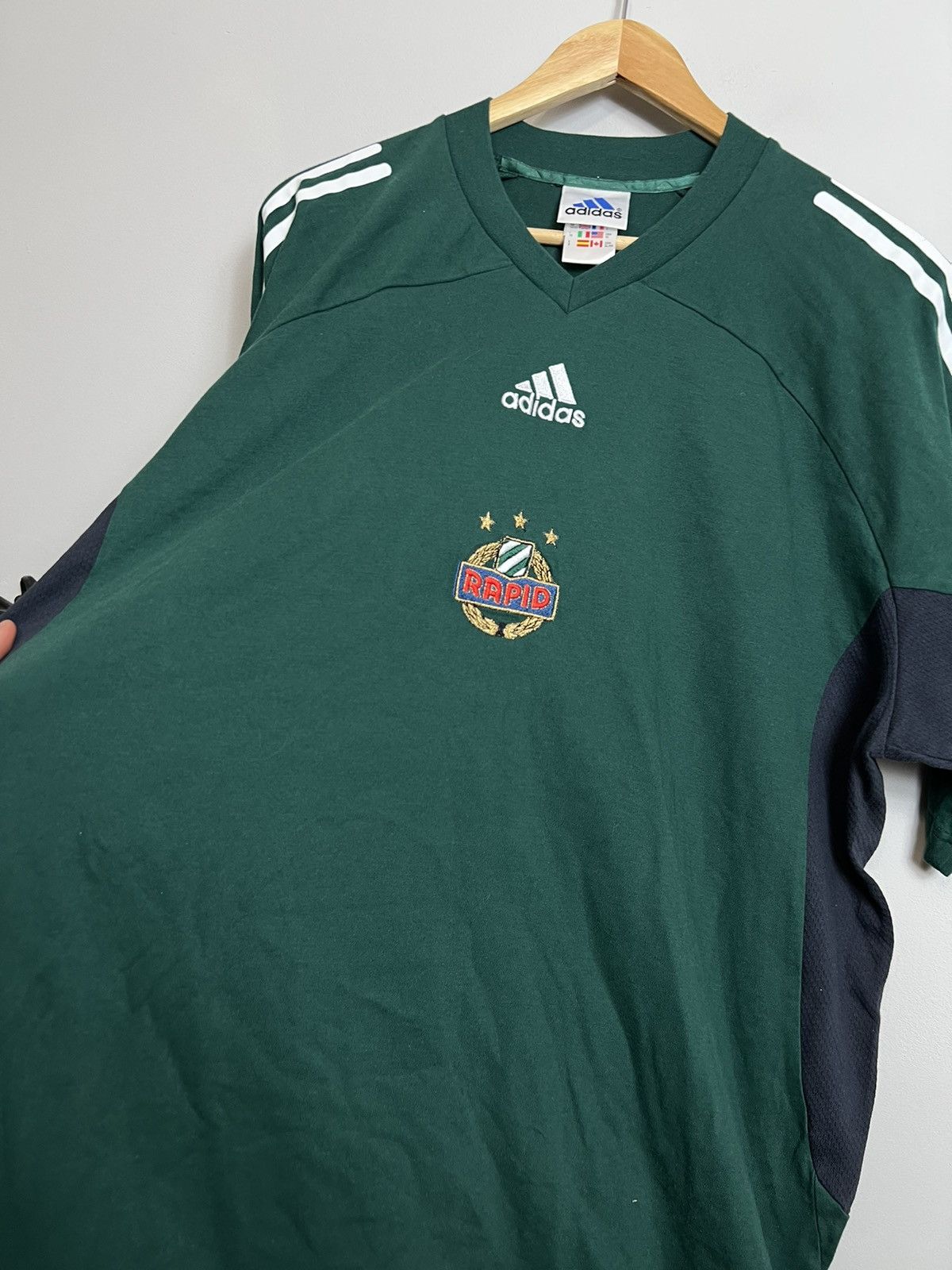 Adidas Rare Vintage 2002 Adidas Rapid Vienna 00s Football Jersey Size US XL / EU 56 / 4 - 3 Thumbnail