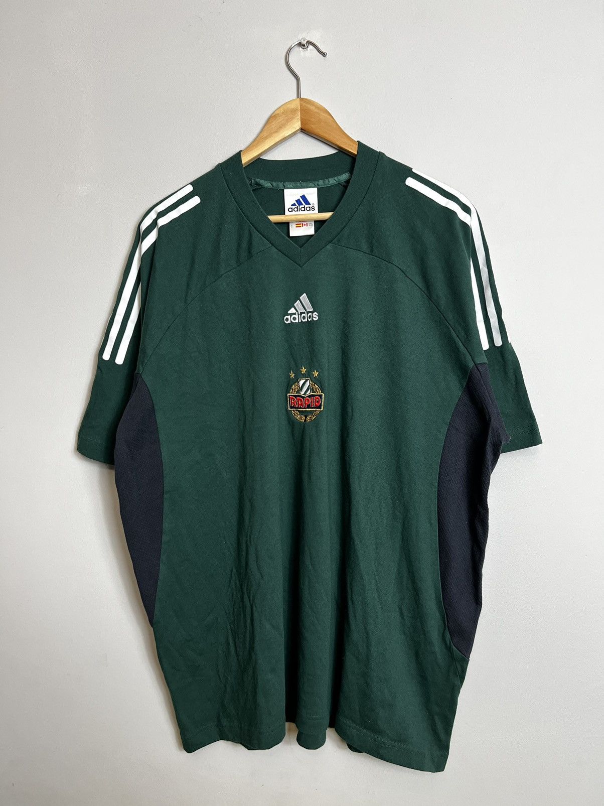 Adidas Rare Vintage 2002 Adidas Rapid Vienna 00s Football Jersey Size US XL / EU 56 / 4 - 1 Thumbnail