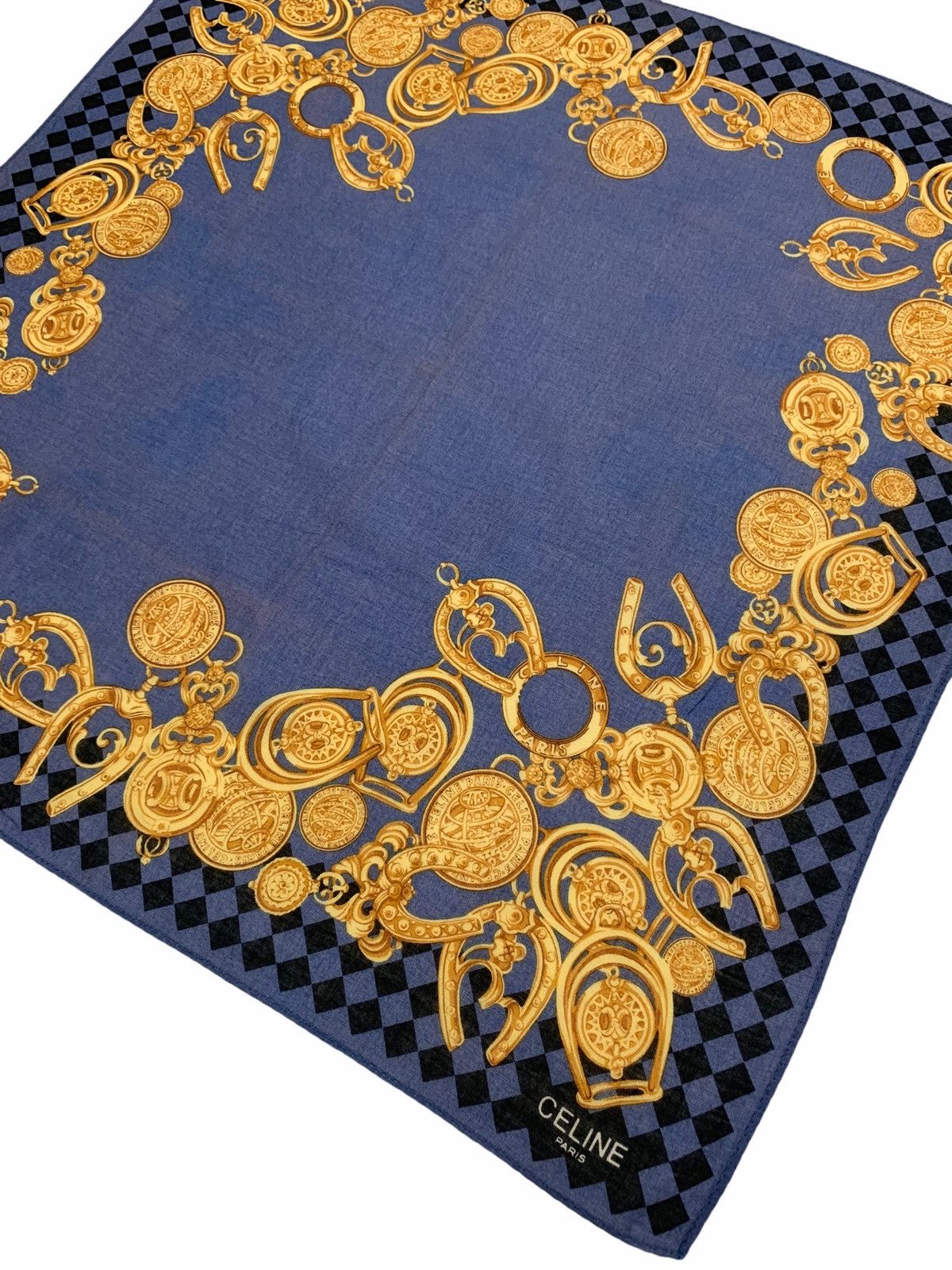 Celine celine bandana handkerchief neckerchief turban pocketsquare Size ONE SIZE - 4 Thumbnail