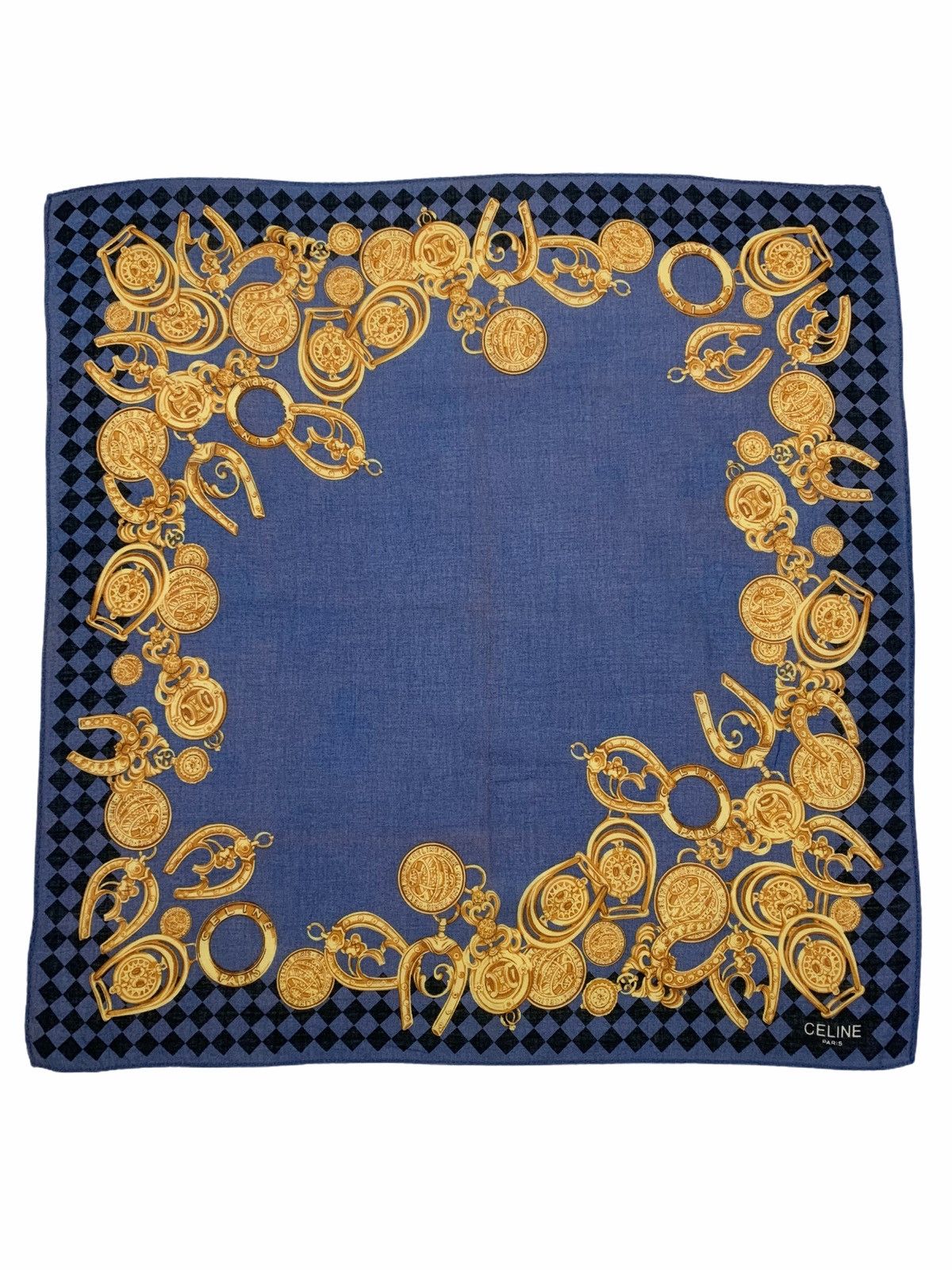 Celine celine bandana handkerchief neckerchief turban pocketsquare Size ONE SIZE - 3 Thumbnail
