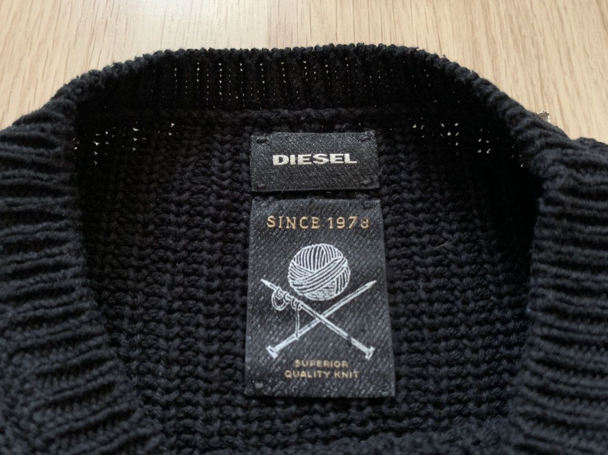 Diesel knit sweater avant-garde