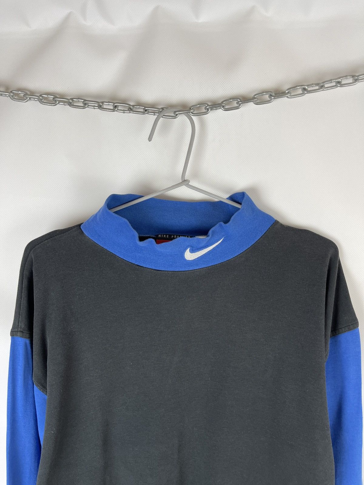 Nike Nike premier vintage 90s double logo swoosh turtleneck long Size US M / EU 48-50 / 2 - 2 Thumbnail
