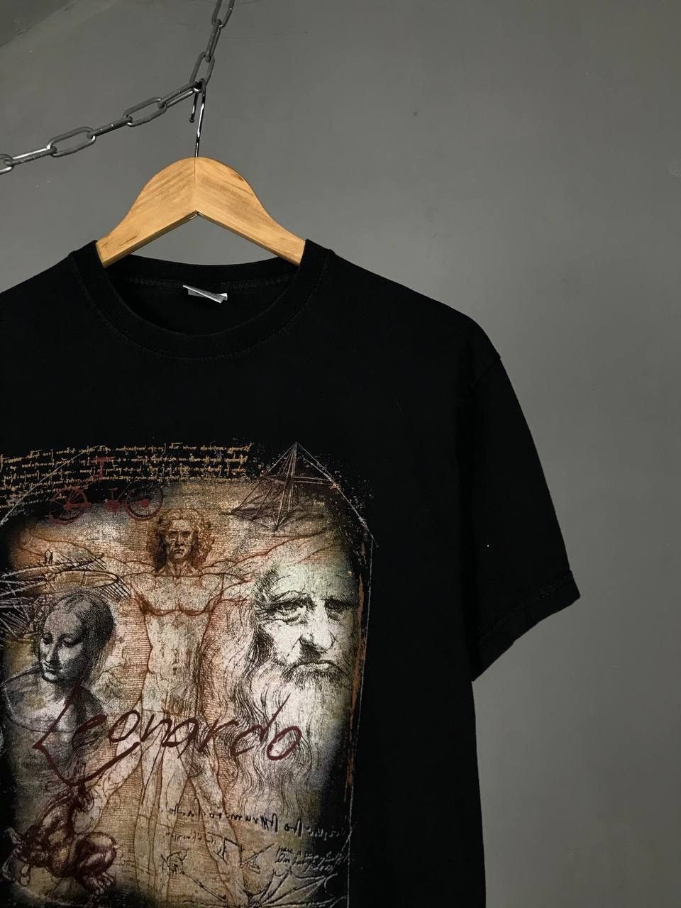 Vintage Leonardo da Vinci vintage art tee Size US M / EU 48-50 / 2 - 2 Thumbnail