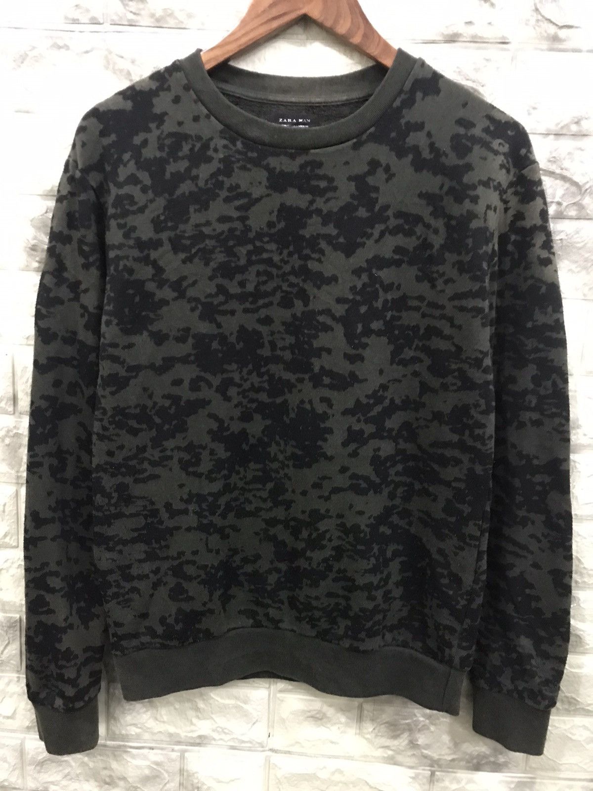 Zara Zara Camo Sweatshirt Size US S / EU 44-46 / 1 - 2 Thumbnail