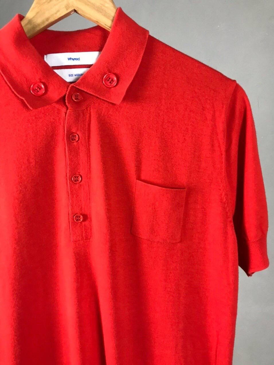 Vintage × Whyred Whyred Vintage Luxury Red Polo Tee Size US M / EU 48-50 / 2 - 2 Thumbnail