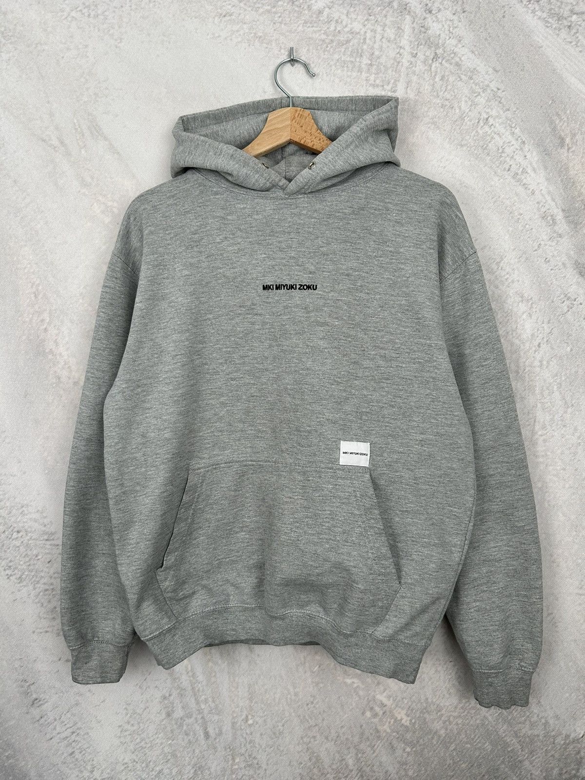 Mki Miyuki-Zoku Mki Miyuki Zoku Japanese Brand Streetwear Grey Hoodie ...