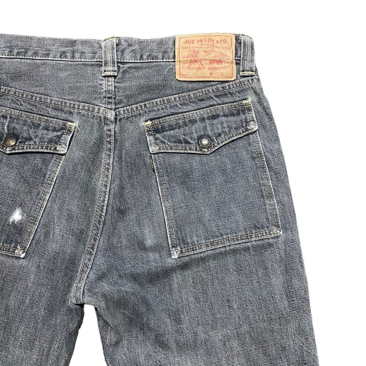 The Real McCoy's Vintage Joe McCoy Denim Bush Pants Size US 30 / EU 46 - 10 Thumbnail