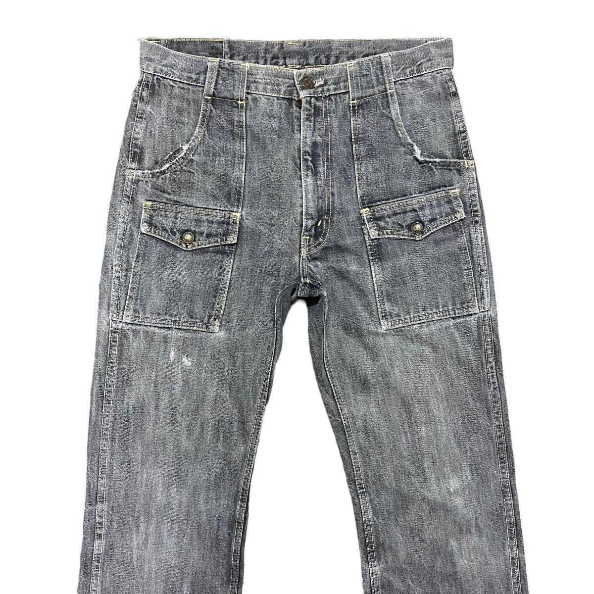 The Real McCoy's Vintage Joe McCoy Denim Bush Pants Size US 30 / EU 46 - 3 Thumbnail