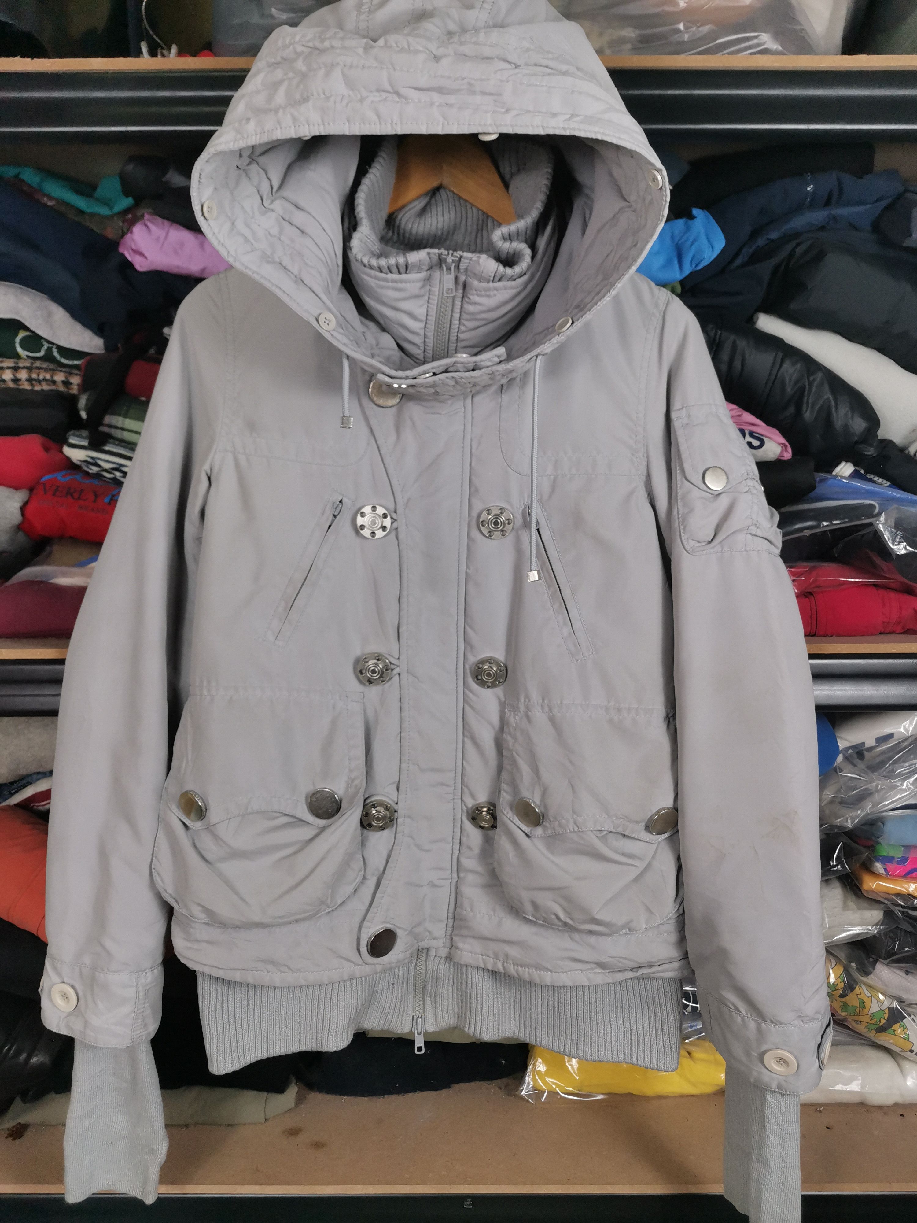Japanese Brand Vintage Sly Baroque Japan Limited Parachute Bomber Jacket Size S / US 4 / IT 40 - 1 Thumbnail