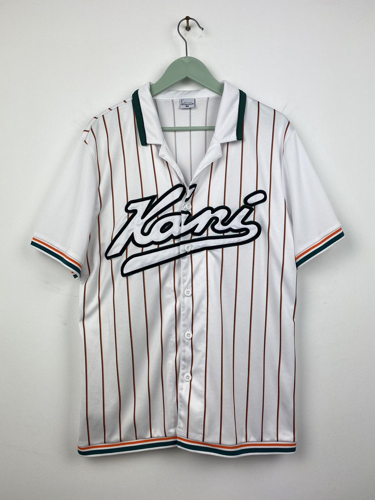 Karl Kani Karl Kani Big Logo Basketball Jersey Shirt Stussy Fubu Size US S / EU 44-46 / 1 - 1 Thumbnail