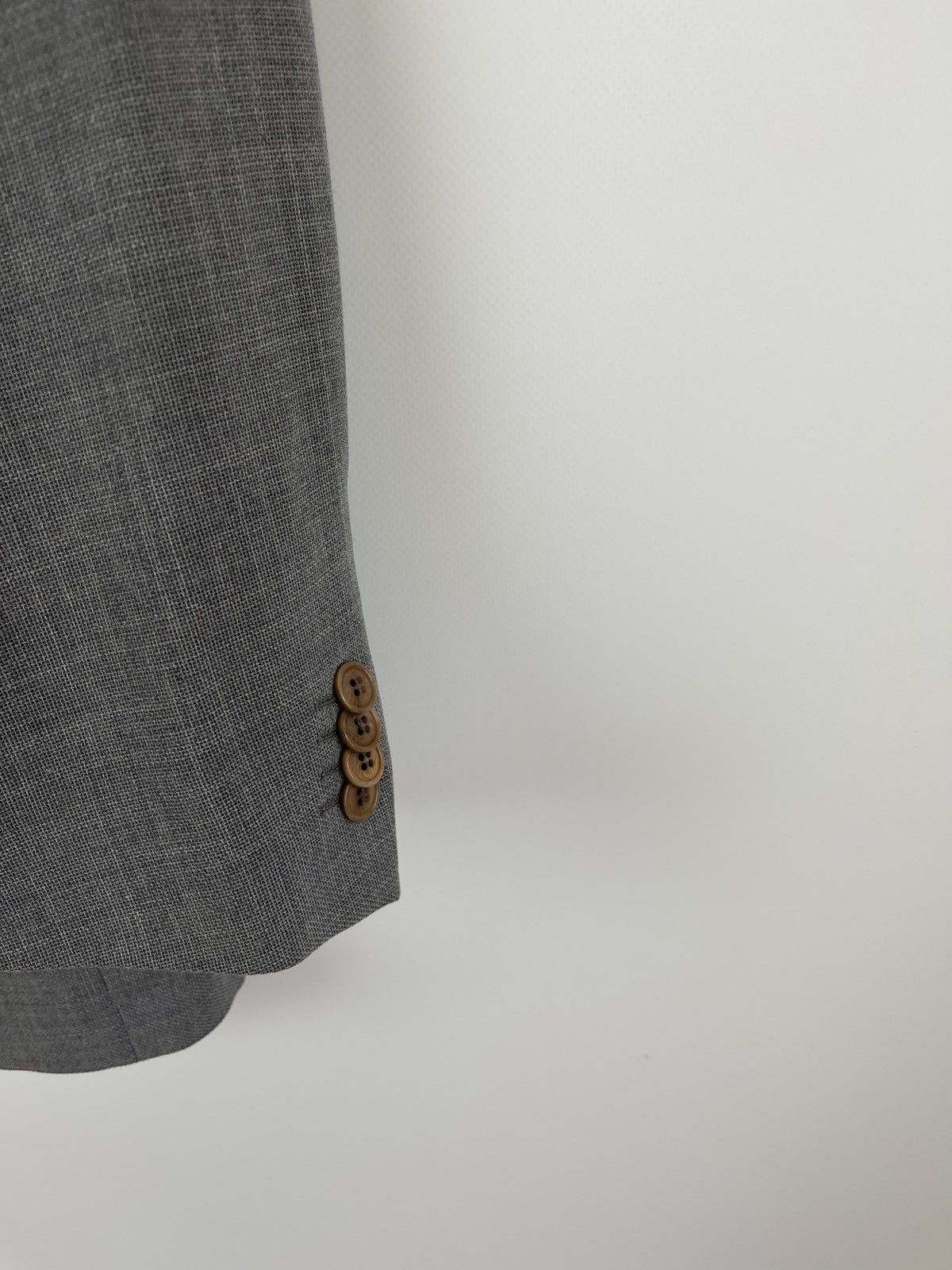Other Flannel Bay Maccari silk linen wool unlined blazer jacket Size 42L - 10 Thumbnail