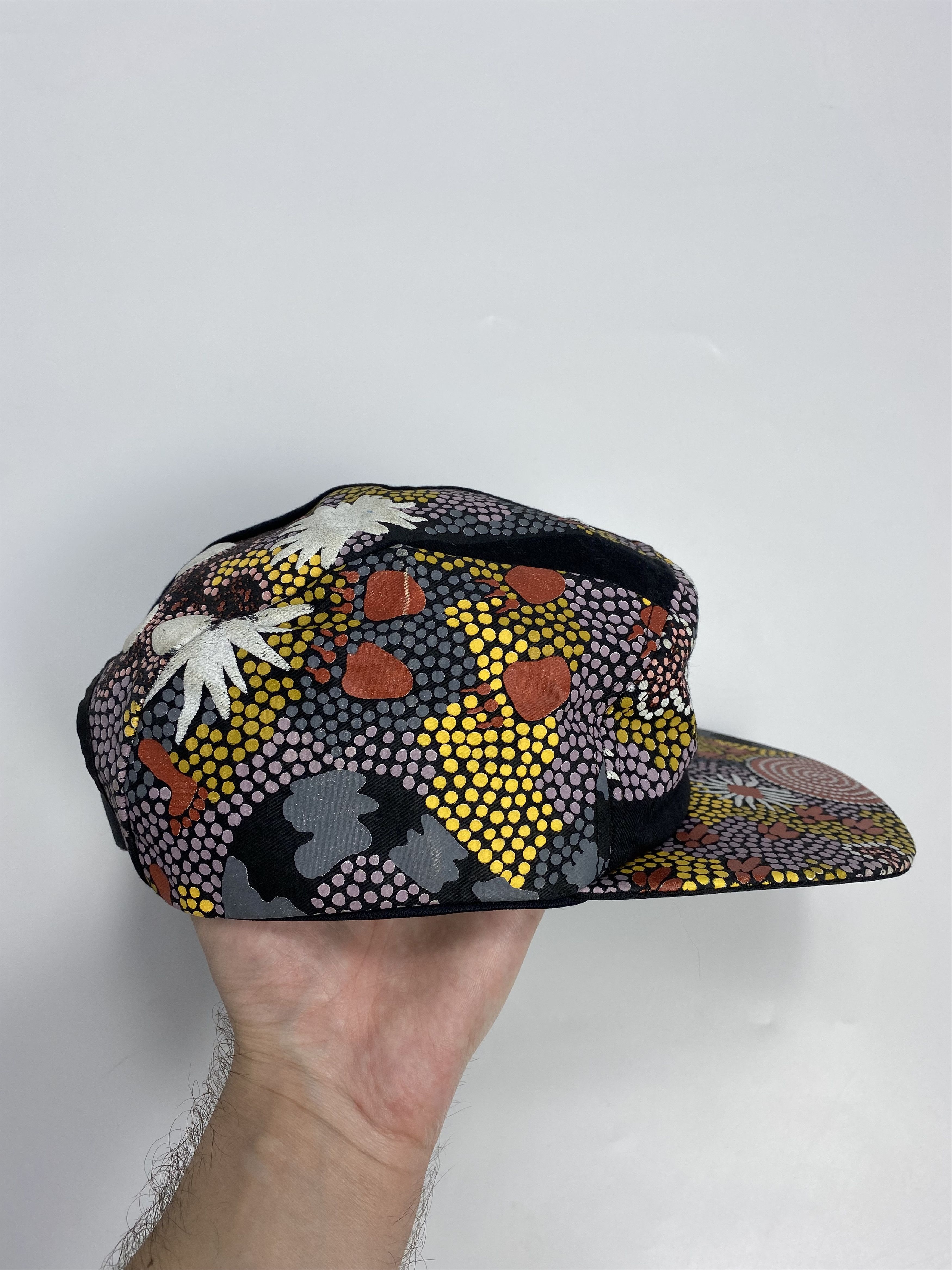 Vintage Bulurru 90s Vintage Australian Aboriginal Art Panel Cap Size ONE SIZE - 3 Thumbnail