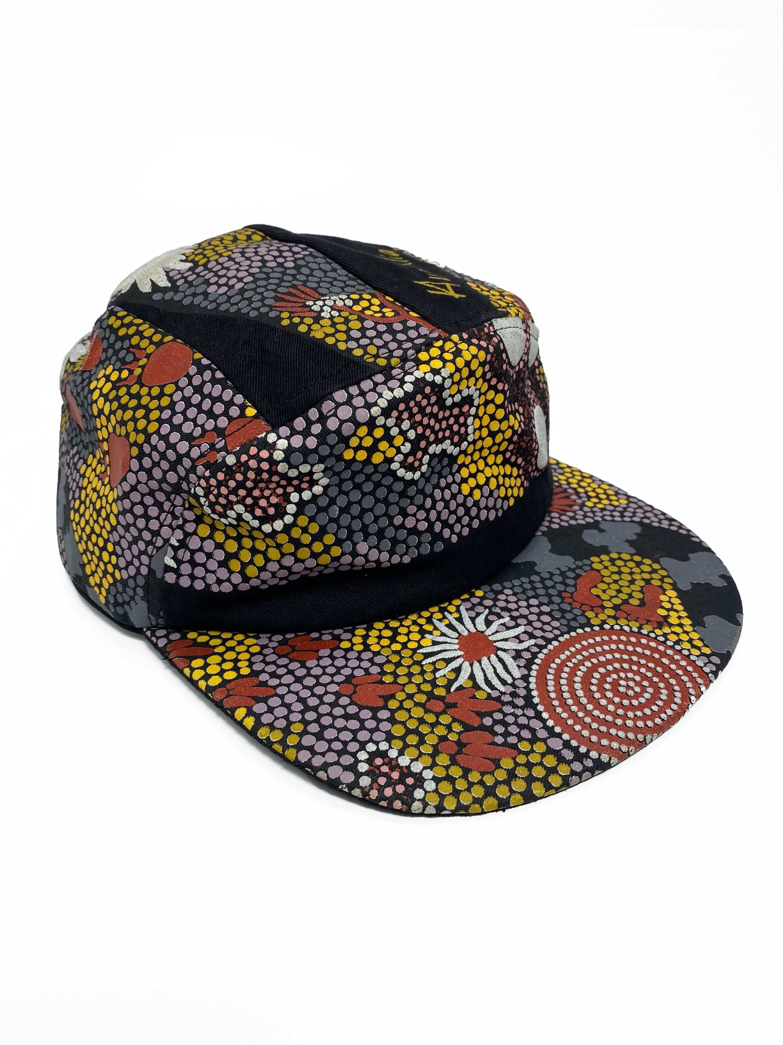 Vintage Bulurru 90s Vintage Australian Aboriginal Art Panel Cap Size ONE SIZE - 1 Thumbnail
