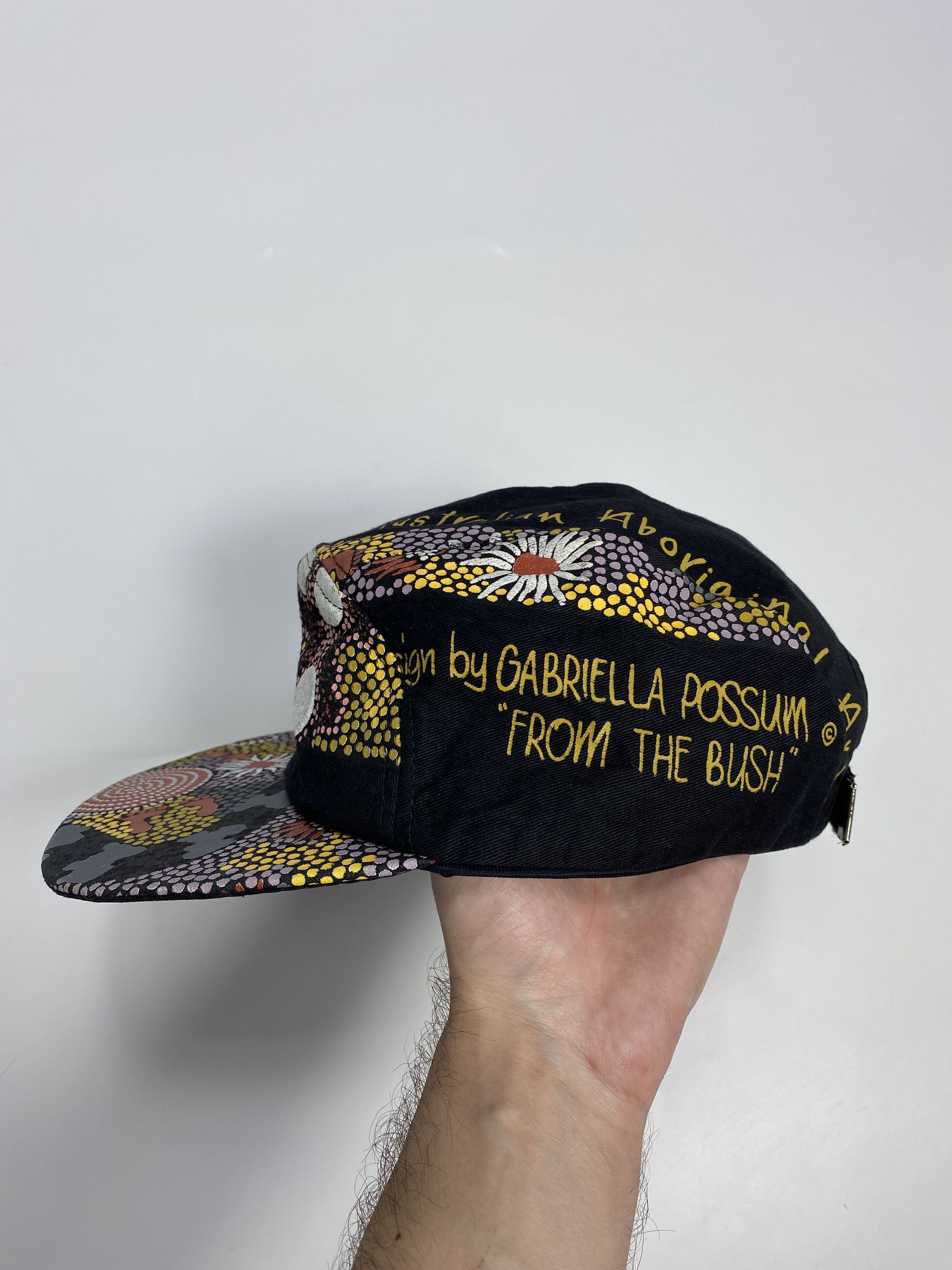 Vintage Bulurru 90s Vintage Australian Aboriginal Art Panel Cap Size ONE SIZE - 5 Thumbnail