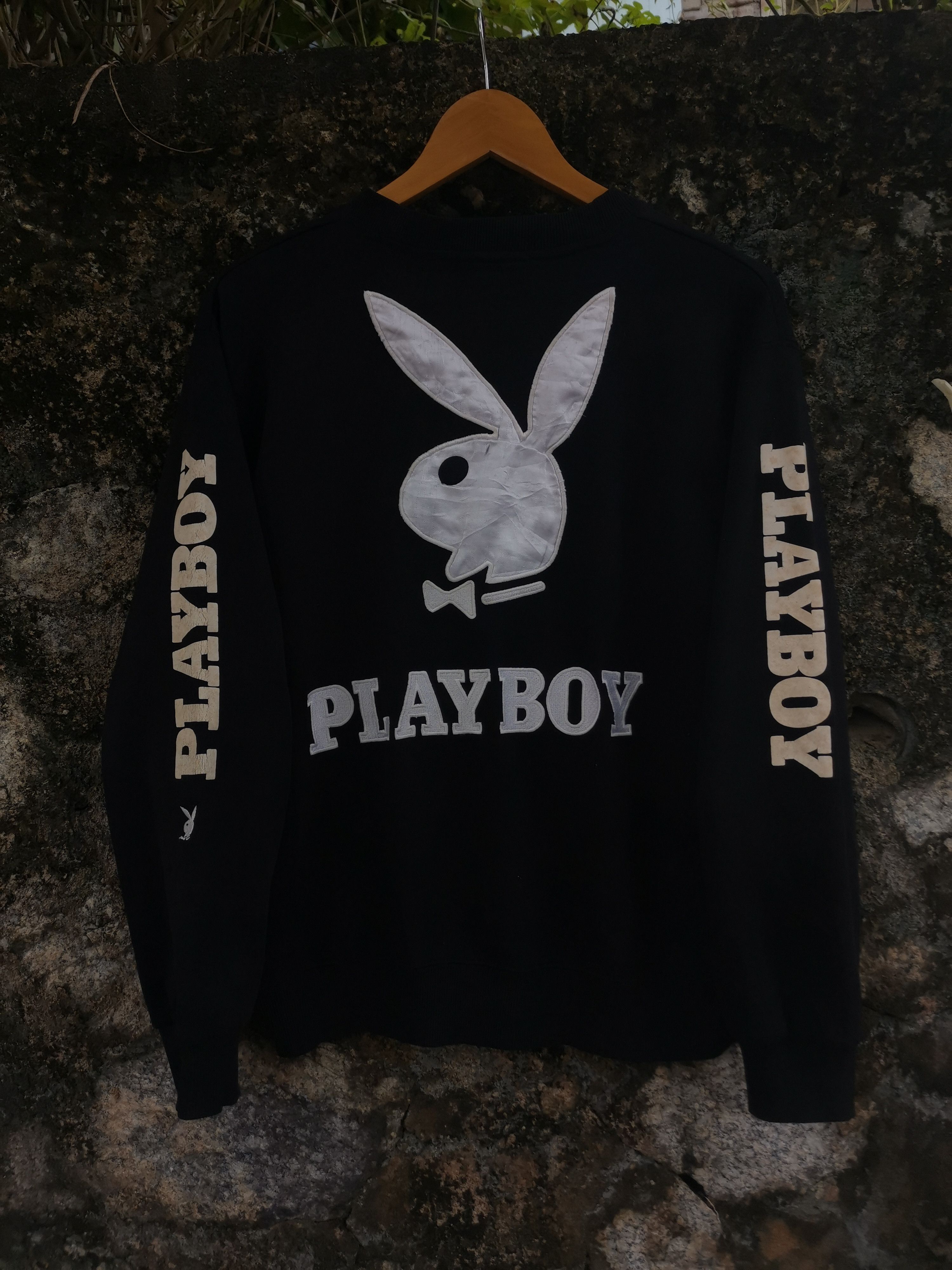 Playboy Vintage Playboy Big Logo Sweatshirt Size US M / EU 48-50 / 2 - 1 Thumbnail