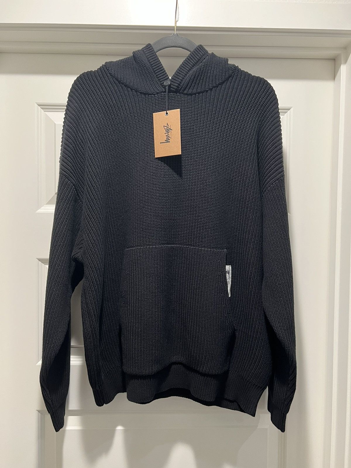 Stussy Stussy Cotton Knit Hoodie Grailed