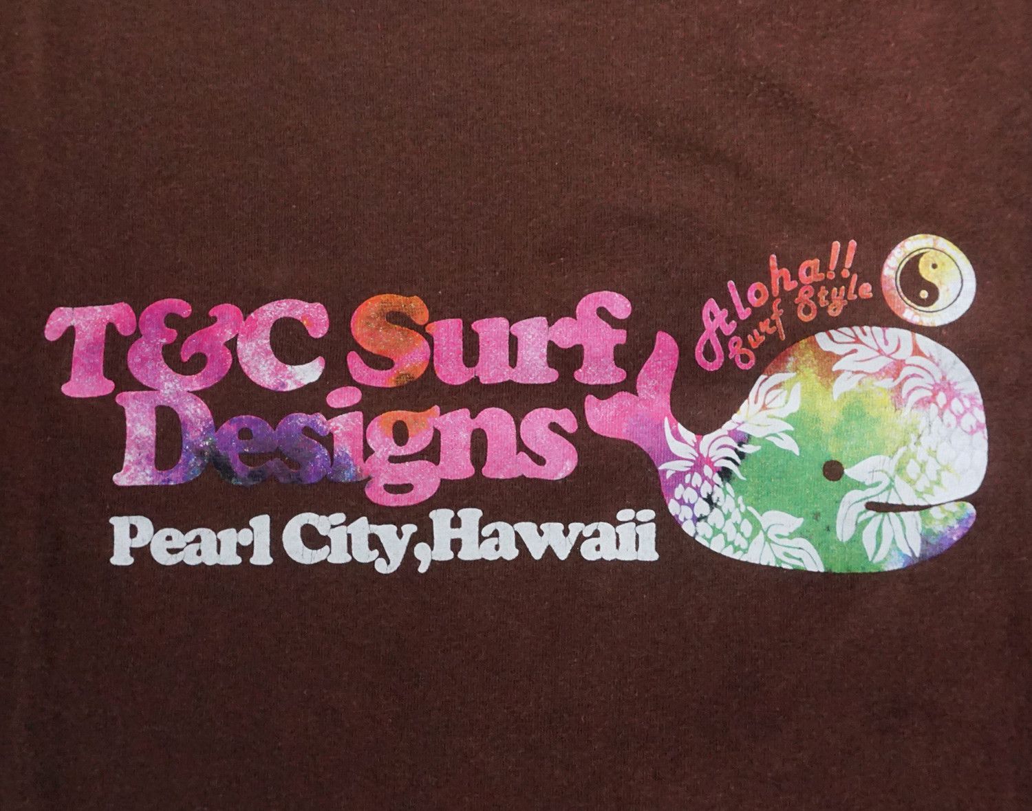 Vintage T&C SURF Aloha Hawaii T-shirt Size US M / EU 48-50 / 2 - 4 Thumbnail