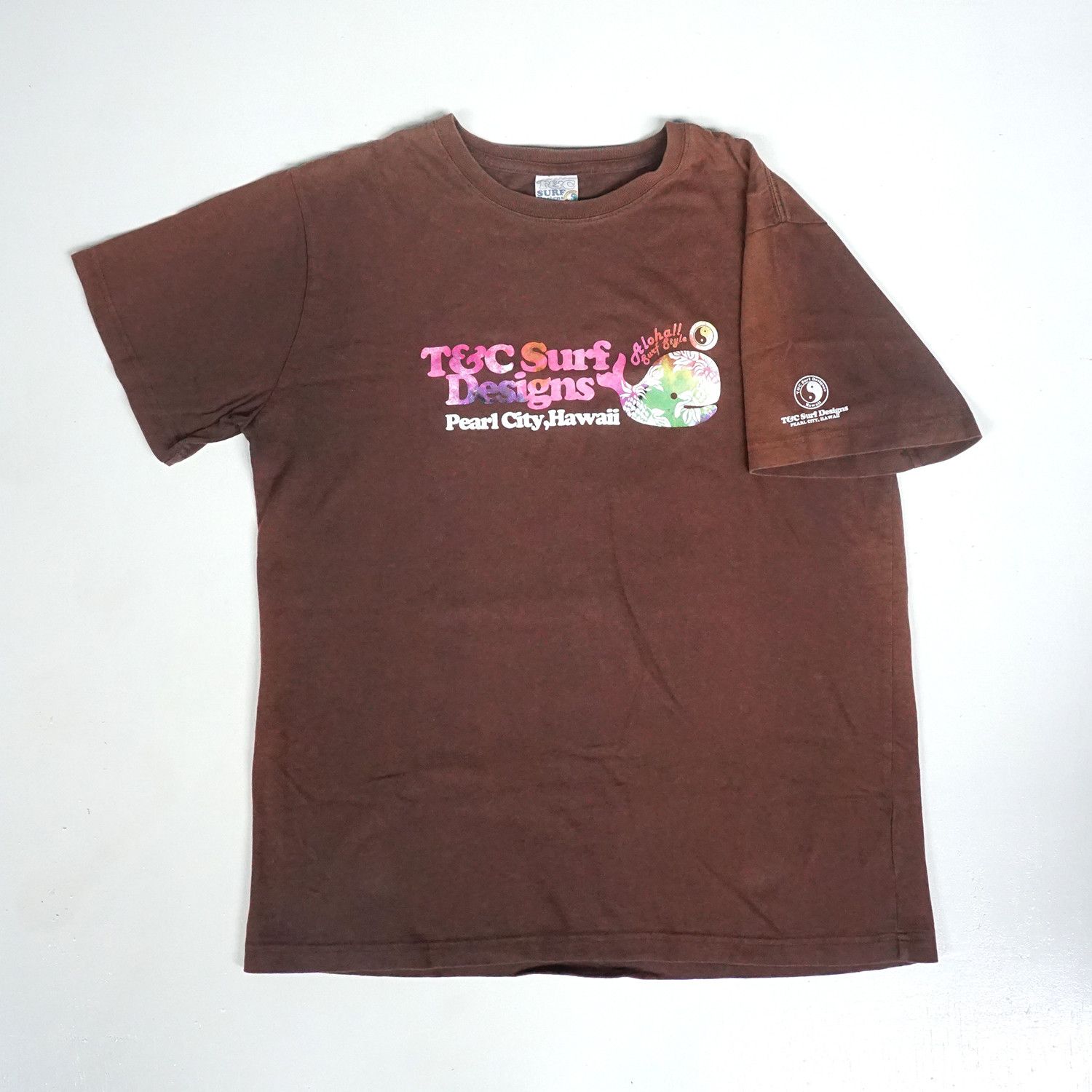 Vintage T&C SURF Aloha Hawaii T-shirt Size US M / EU 48-50 / 2 - 2 Thumbnail