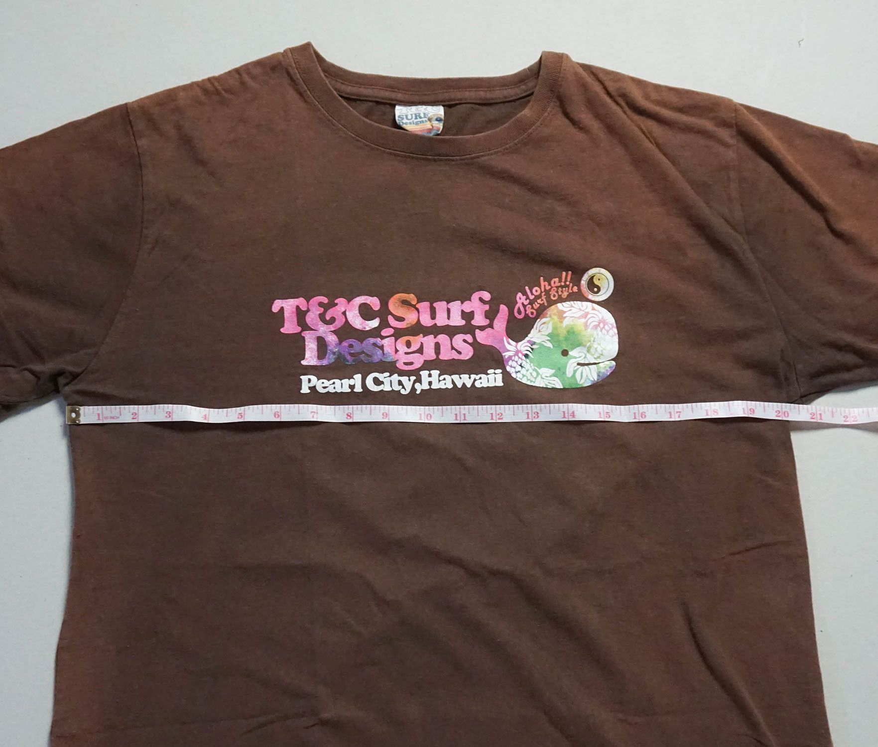 Vintage T&C SURF Aloha Hawaii T-shirt Size US M / EU 48-50 / 2 - 9 Thumbnail
