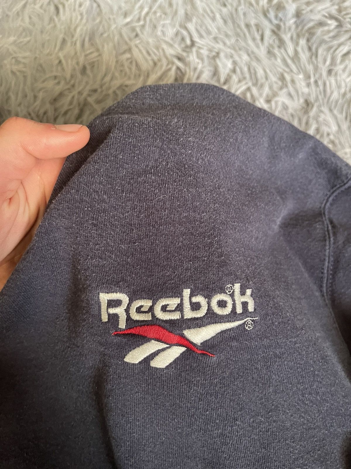 Reebok × Vintage Reebok 90s vintage minimalist washed sweatshirt made in USA Size US M / EU 48-50 / 2 - 3 Thumbnail