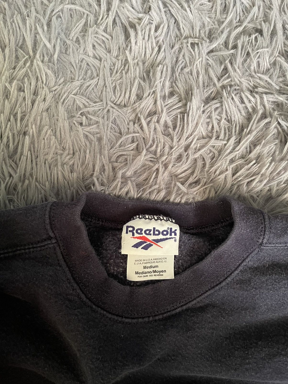 Reebok × Vintage Reebok 90s vintage minimalist washed sweatshirt made in USA Size US M / EU 48-50 / 2 - 4 Thumbnail