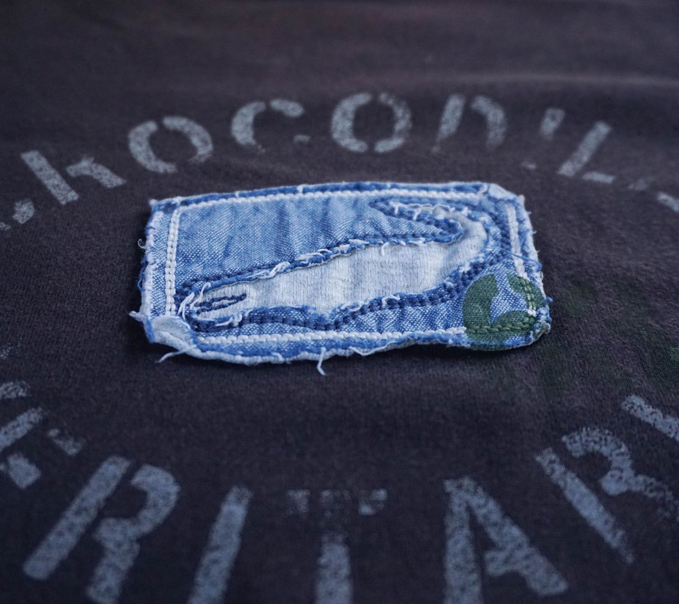 Other CROCODILE Spell Out Patchwork T-Shirt Size US M / EU 48-50 / 2 - 3 Thumbnail