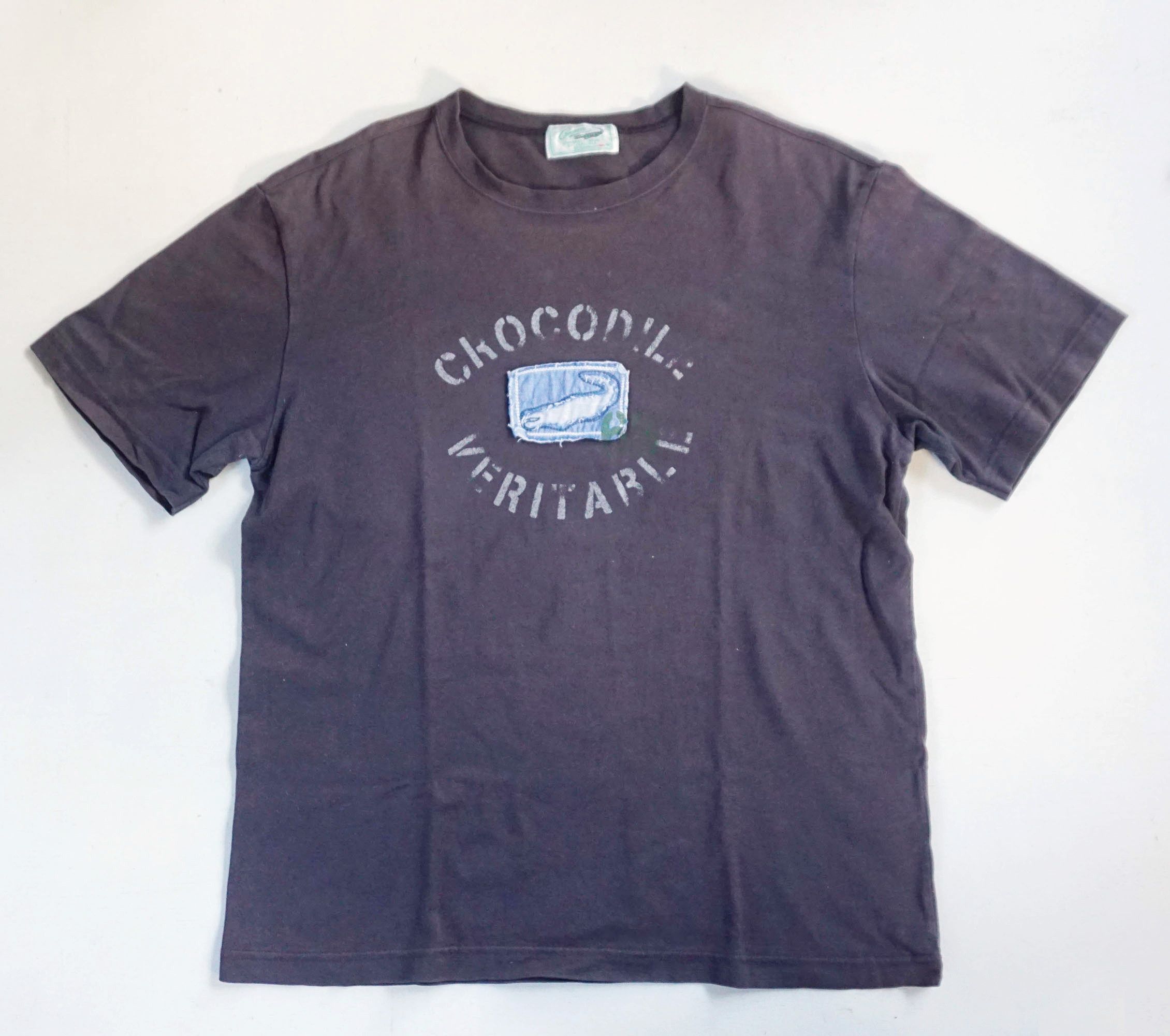 CROCODILE Spell Out Patchwork T-Shirt