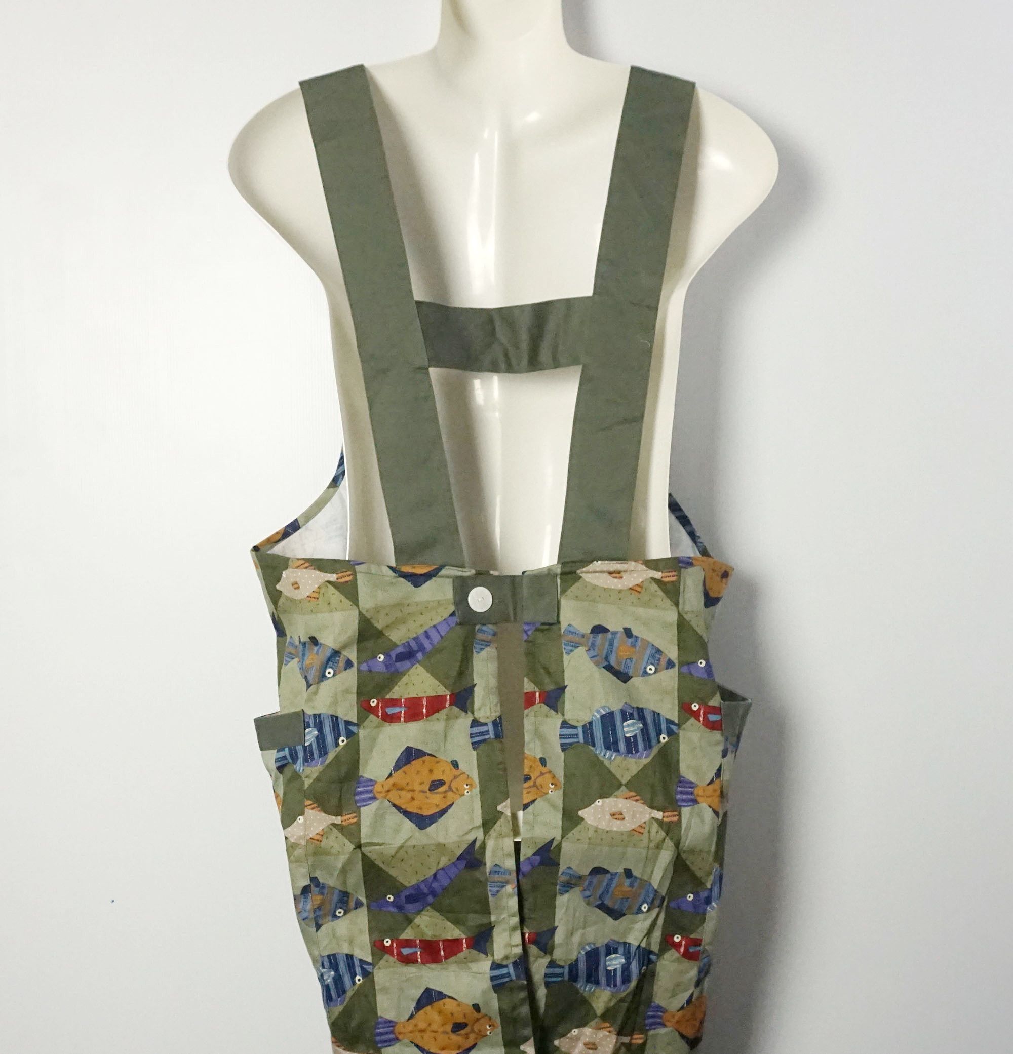 Japanese Brand Tom's Factory Fish Design Apron Size ONE SIZE - 12 Thumbnail