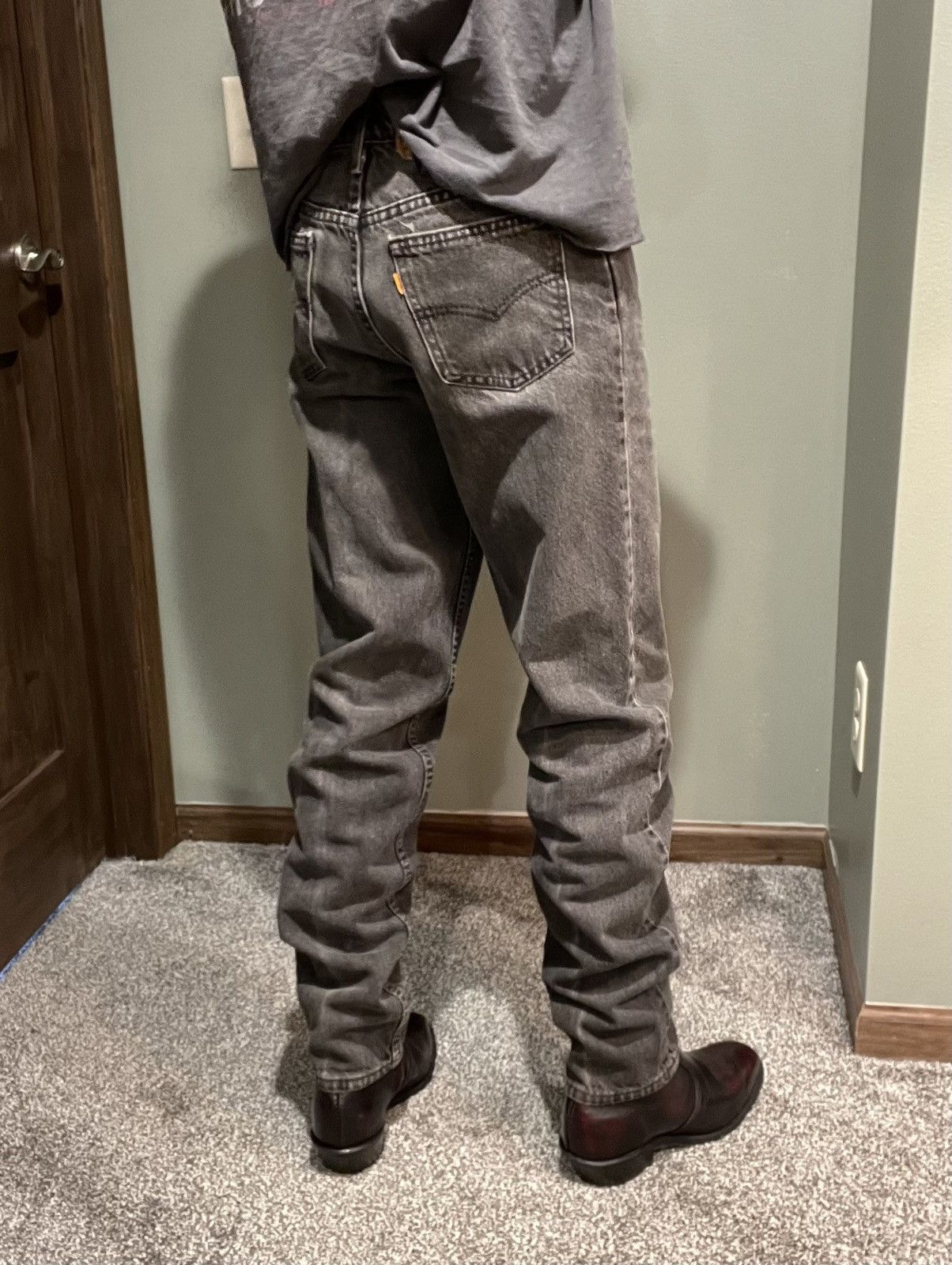 Levi's × Levi's Vintage Clothing × Vintage Orange Tab 1994 Levis 550 Relaxed Fit Student Size US 28 / EU 44 - 4 Thumbnail