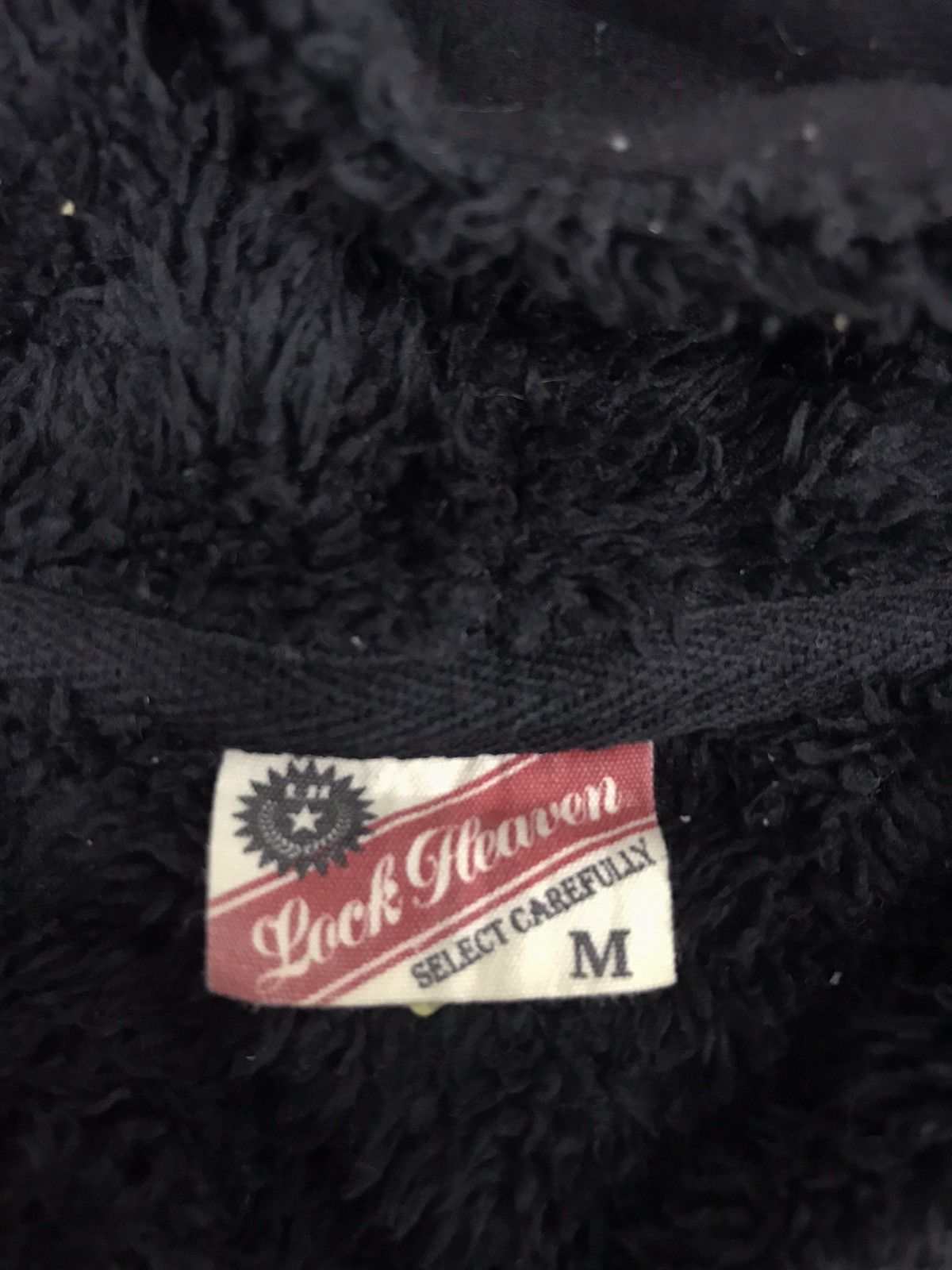 Japanese Brand Lock Heaven Sherpa Jacket Hoodie Art Ethic Native Culture Size US M / EU 48-50 / 2 - 4 Thumbnail